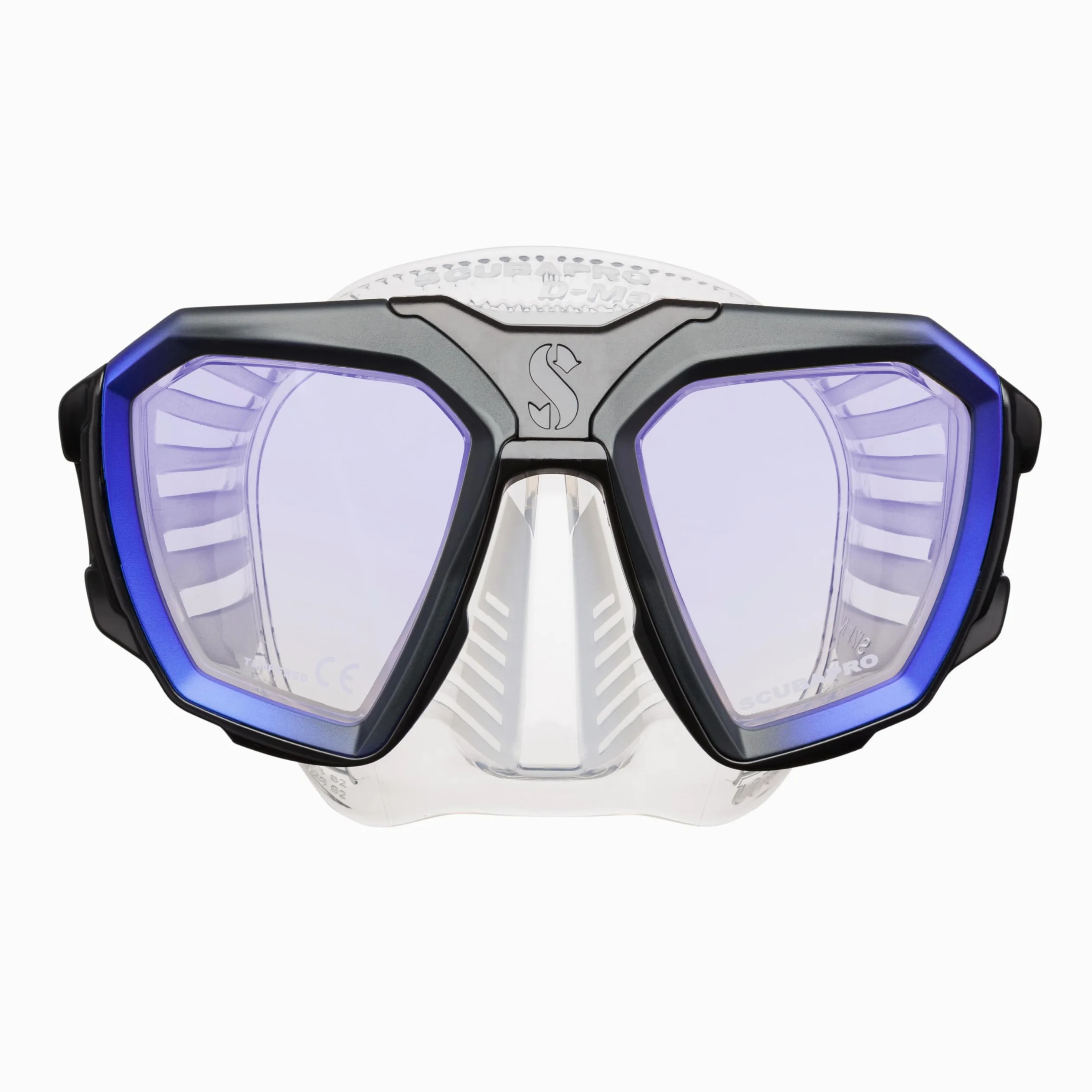 Scubapro D-Mask - Máscara de buceo, incluye adaptador de montaje para el ordenador de buceo HUD.
