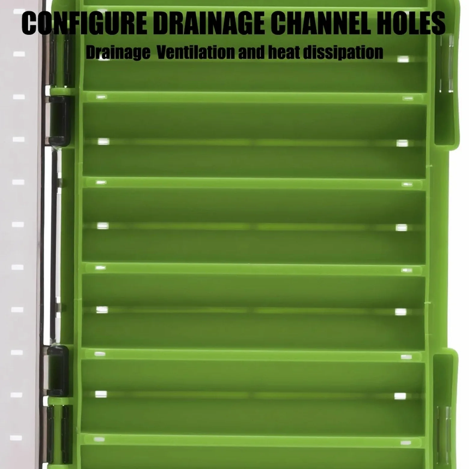Caja de aparejos de doble cara, organizador de pesca compacto para señuelos, anzuelos, cebos y guardarropa con interior de espuma, ideal para optimizar tu equipo de pesca