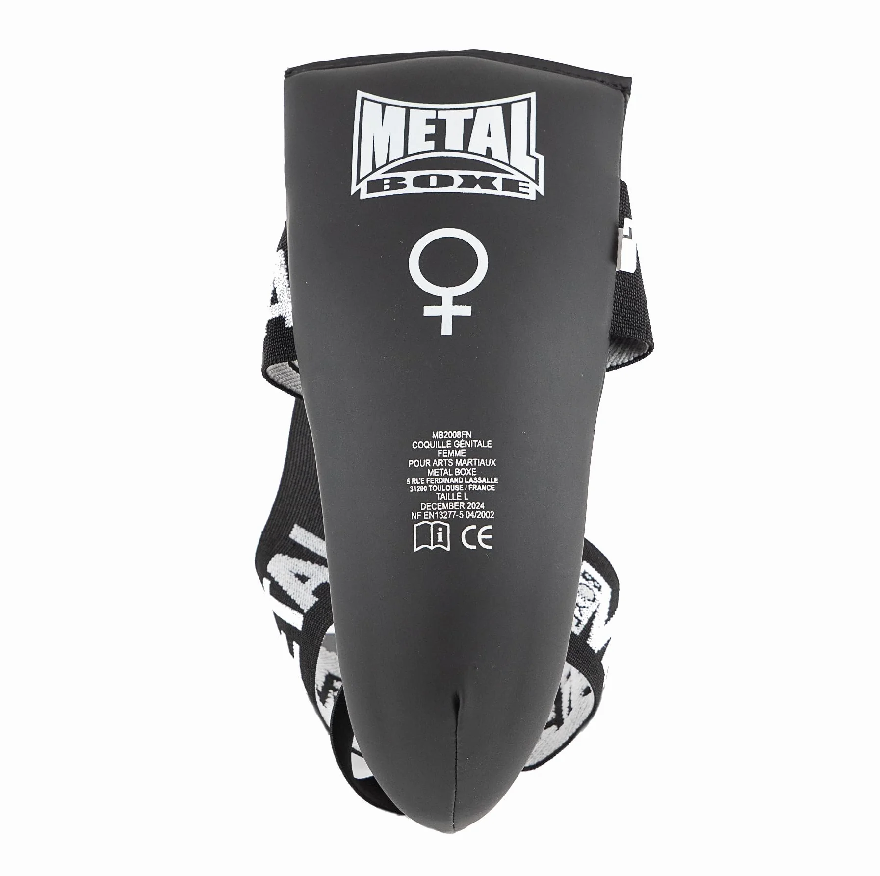 Metal Boxe Concha Mujer semiprofesional Negra