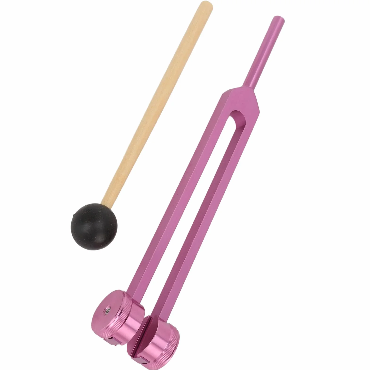 Juego de Diapasones Sanadores 128Hz de Aluminio con Llave Allen y Martillo para Yoga y Meditación