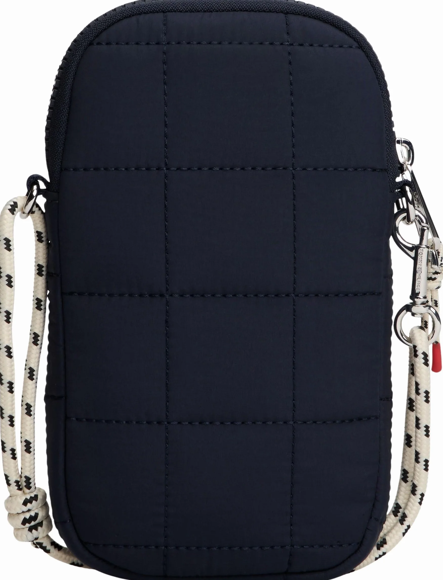 Tommy Hilfiger Wavy Flag Quilted Phone Bag Ka0ka00039, Bolsos de Mano Unisex niños, Blue (Space Blue), Talla única