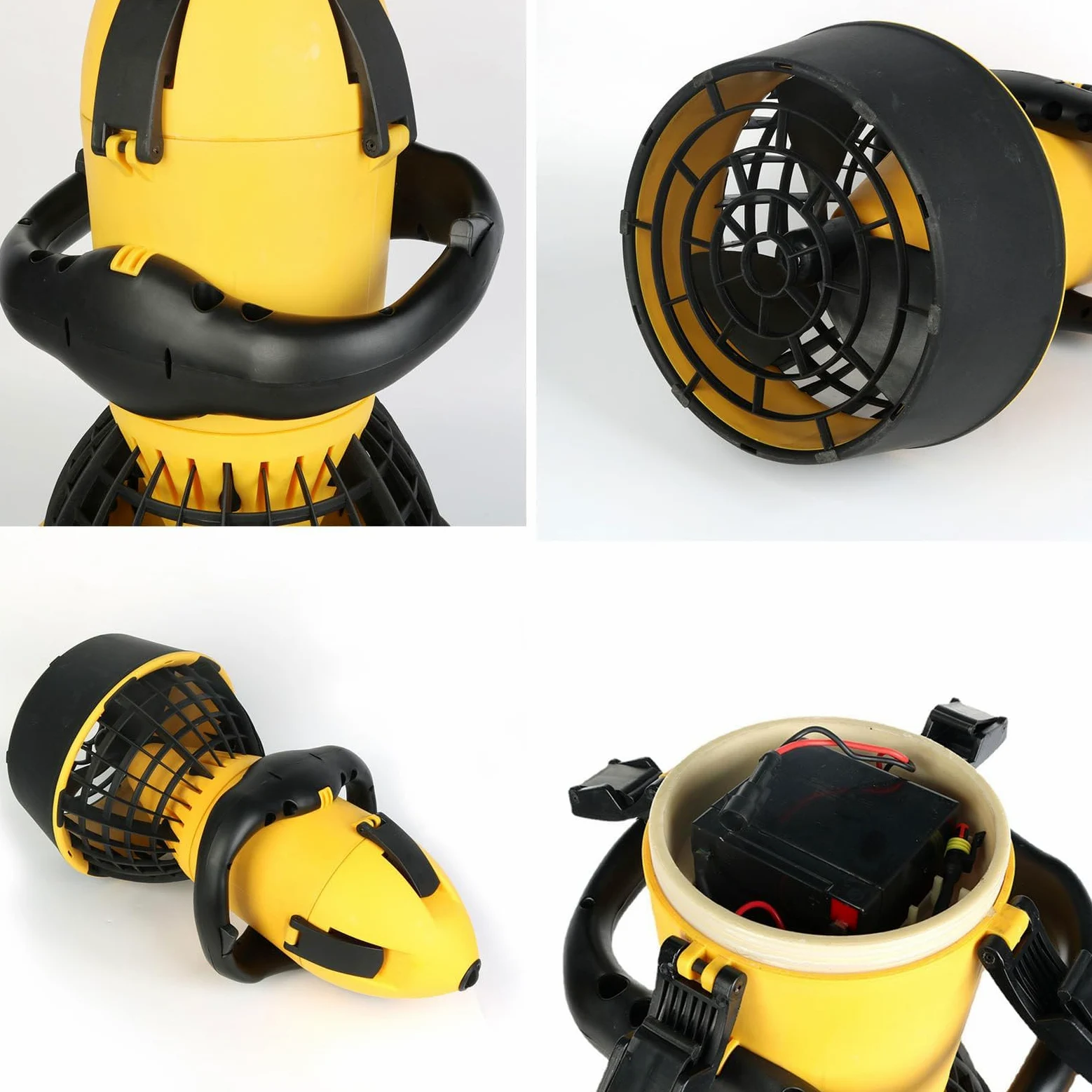 Scooter Submarino de 500W, Vehículo Eléctrico de Propulsión para Buceo con 2 Velocidades y Batería de 24V 10Ah - Hélice Acuática para Profundidades de 20M para Snorkel, Natación y Aventuras Marinas