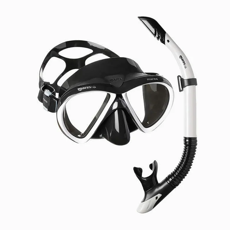 411720SFWHKBK - Kit mascara y tubo snorkel buceo MAREA