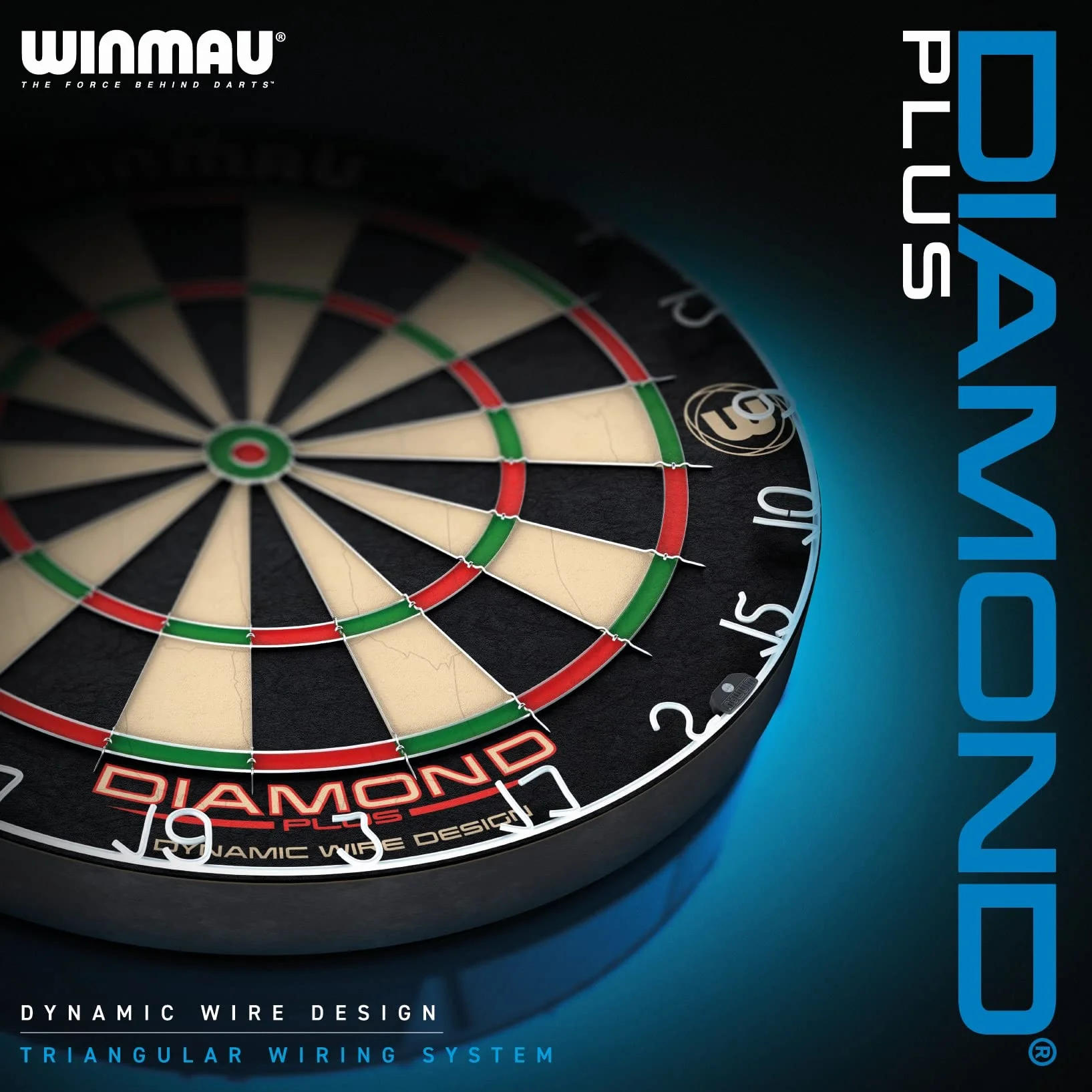 Winmau Diamond Plus Professional Bristle Dartboard