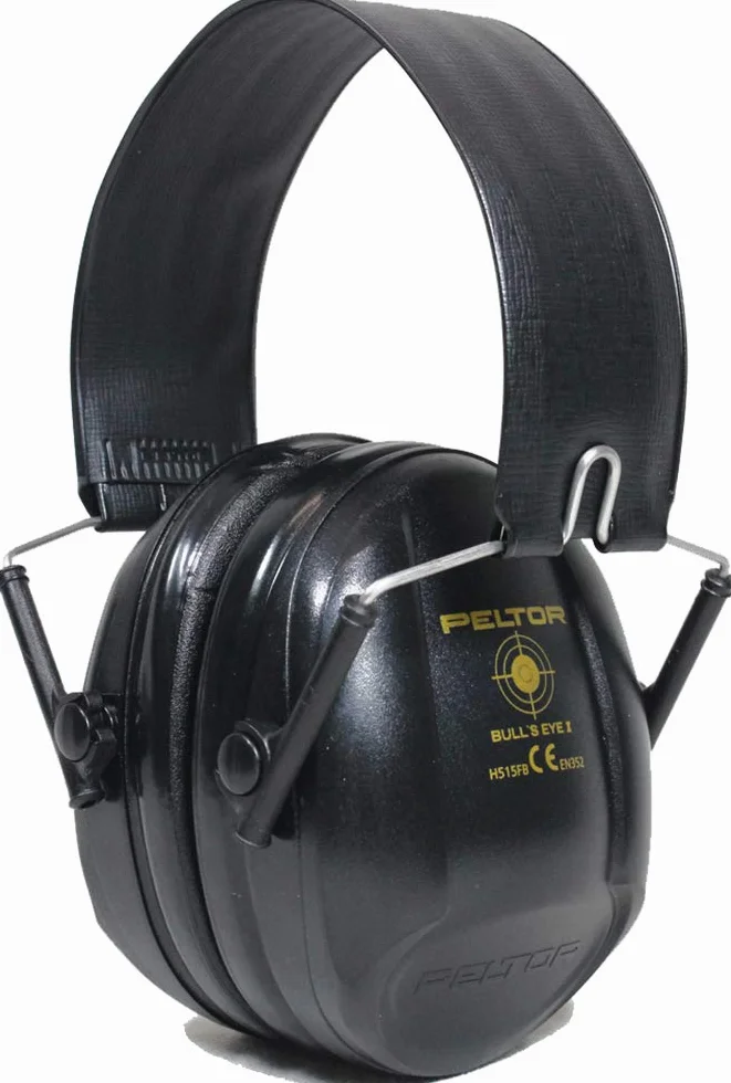 3M Bull's Eye H515FB516SV Orejera plegable negra 20 unidades