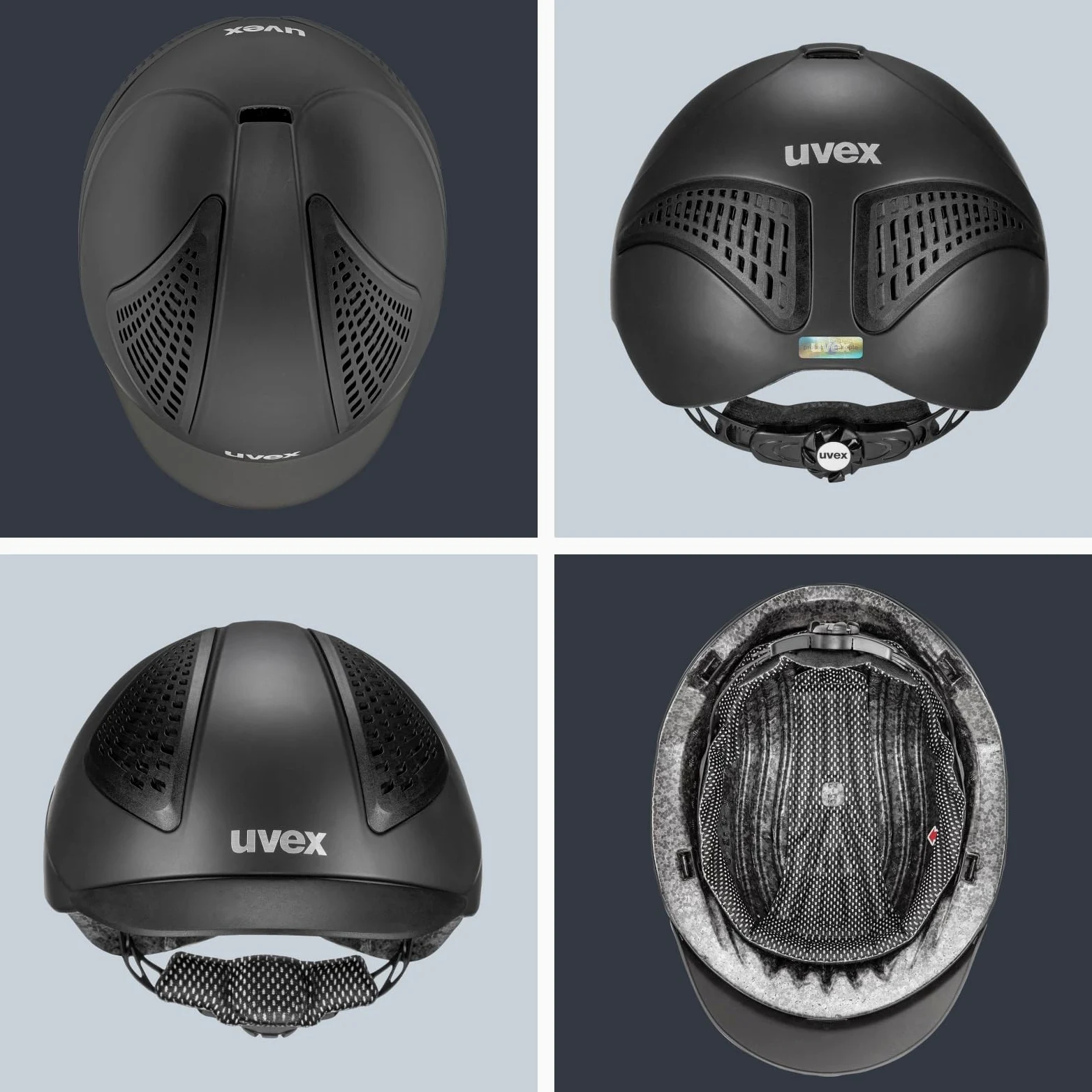 uvex exxential III – Casco de equitación Unisex Ligero – Ajuste de Talla Individual