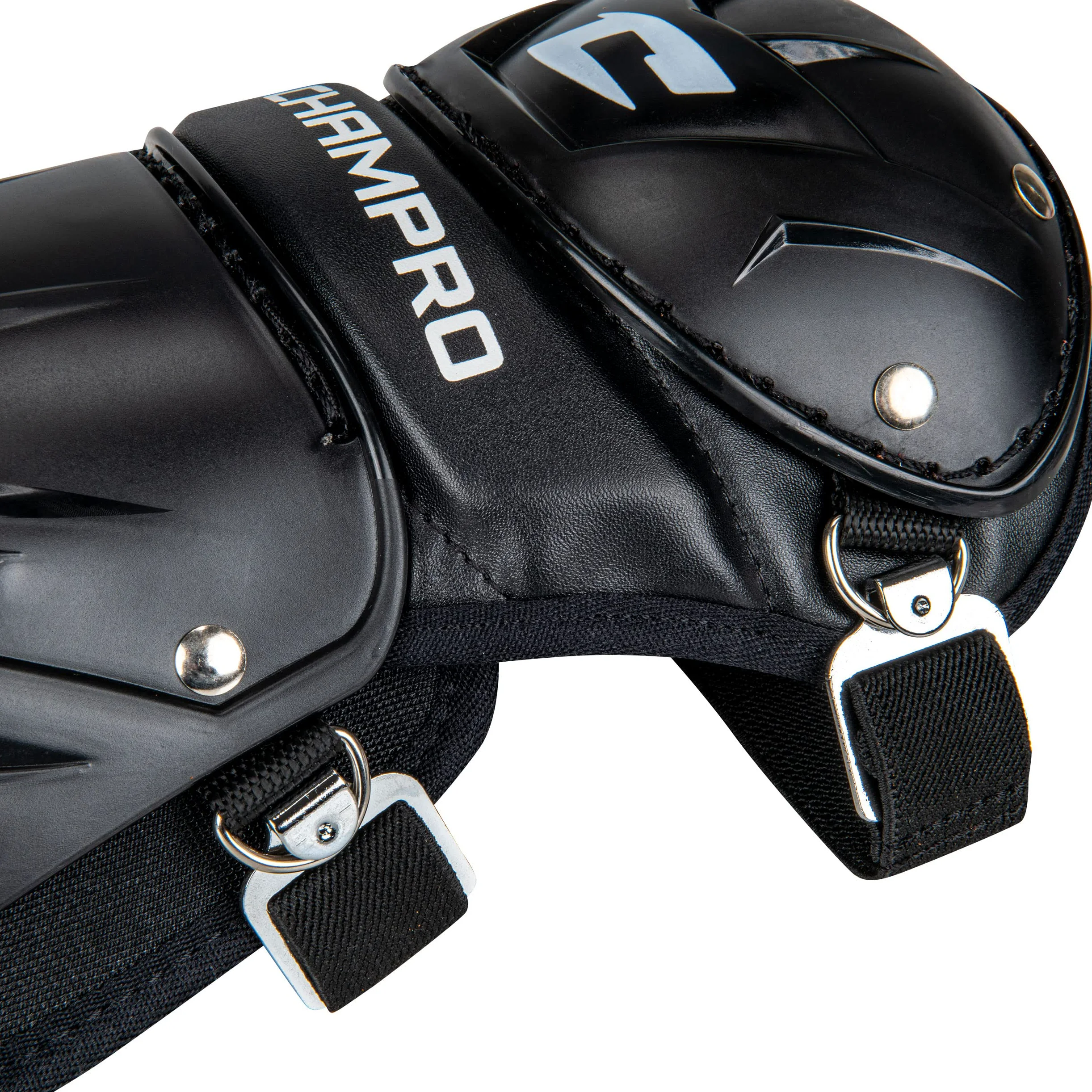 Champro Optimus MVP - Protectores de piernas para atascador de béisbol, 14.5" longitud de la espinilla