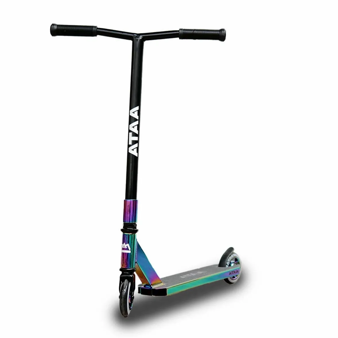 Patinete Urbano ATAA Jumper Neon con Manillar Acero 360º Ruedas PU 100 mm rodamientos ABEC 9 y Plataforma Antideslizante