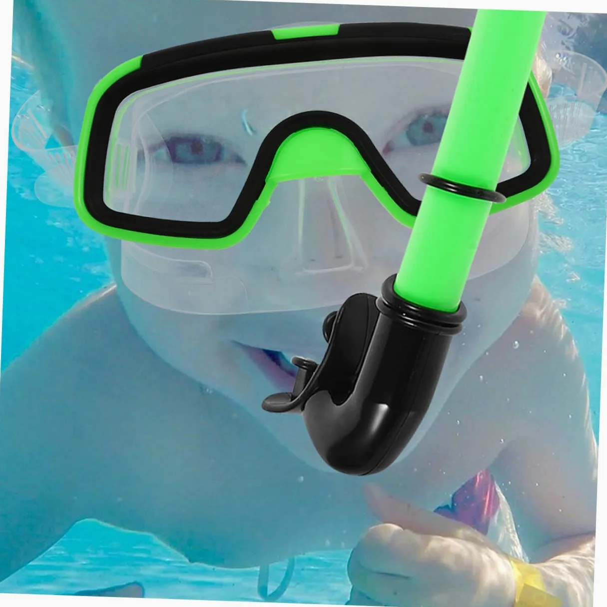 Alipis Gafas De Buceo para Snorkel Compacto y Ligero Incluye Aletas Cortas para Nadar y Máscara De Snorkel para Equipo De para Principiantes