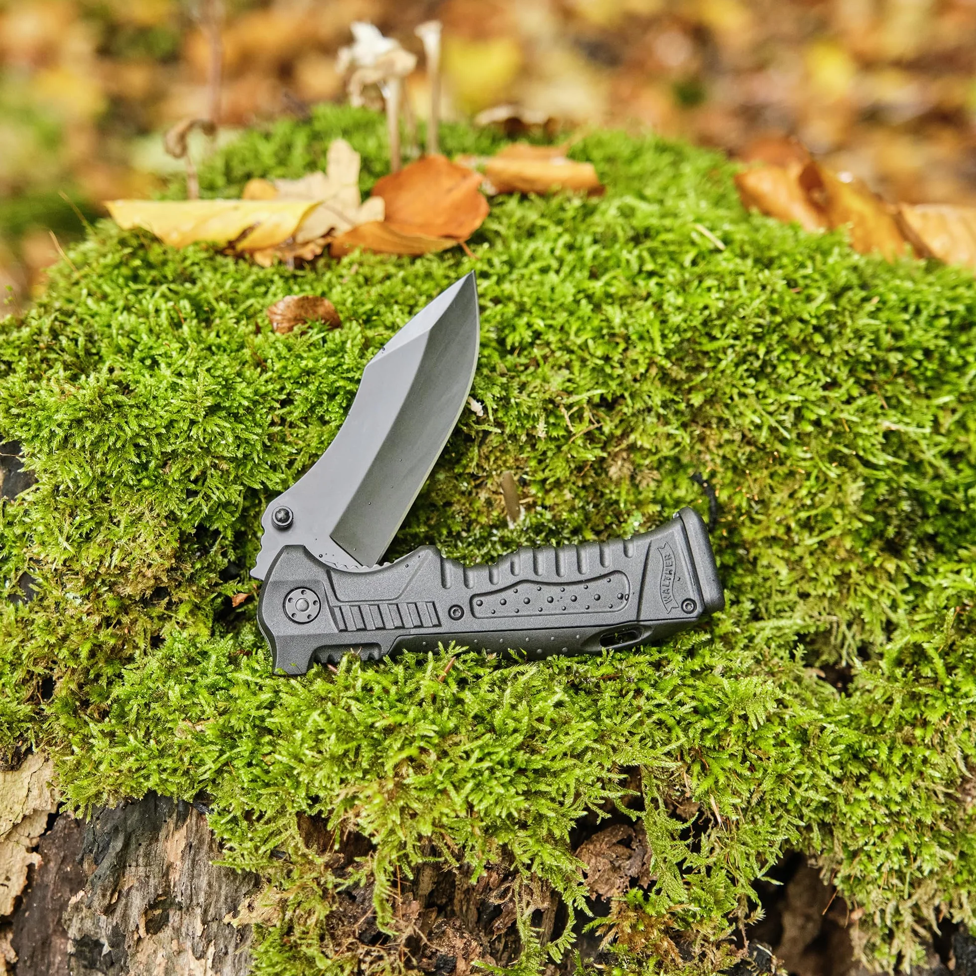 Walther Unisex - Cuchillo cuchillo plegable P99, negro