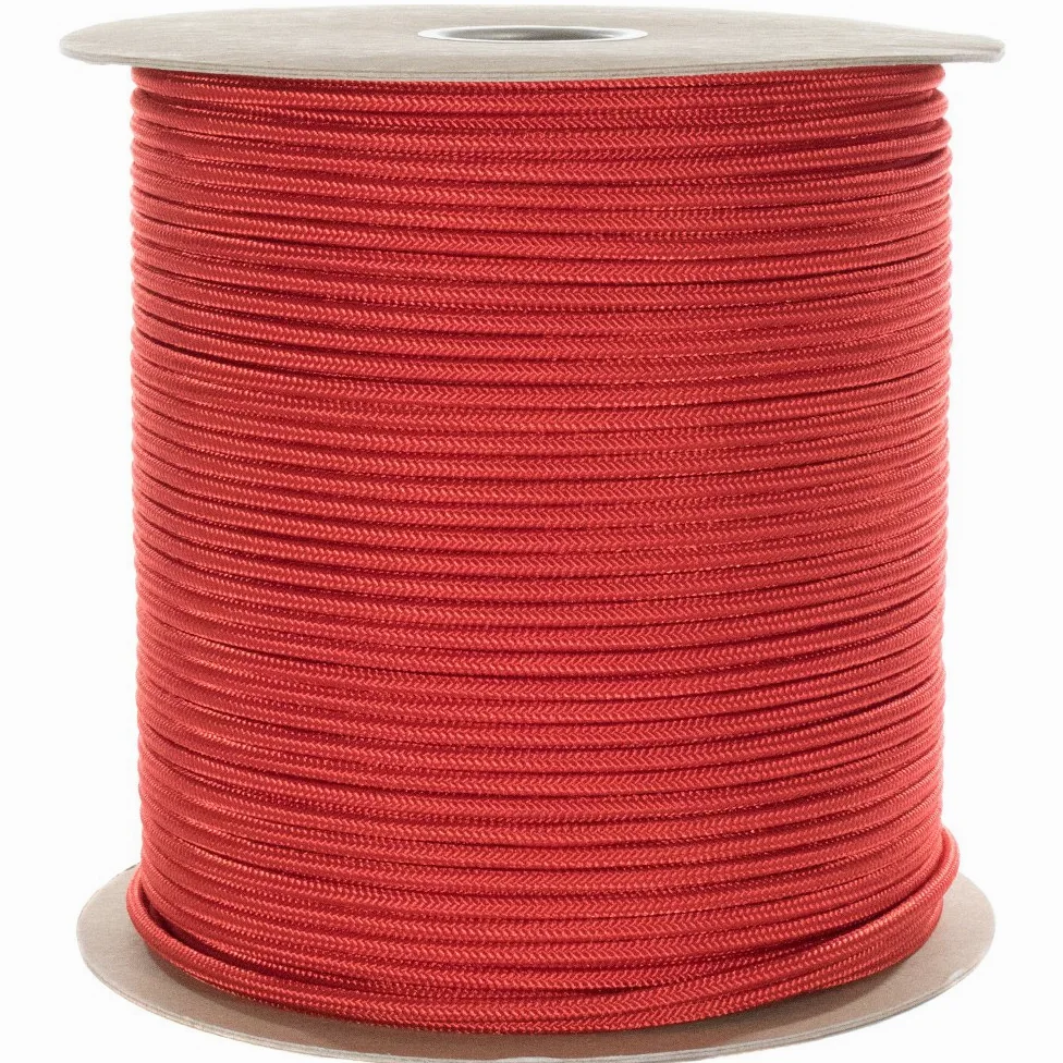 Golberg Premium - Cuerda trenzada de poliéster para accesorios – fabricada en Estados Unidos – tamaños de 3 mm, 4 mm, 5 mm o 6 mm – longitudes de 25, 50, 100, 250 y 1000 pies – cable compacto y ligero