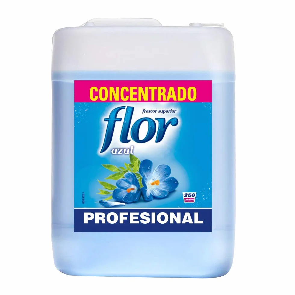 Flor Suavizante para la ropa concentrado aroma azul 250 dosis