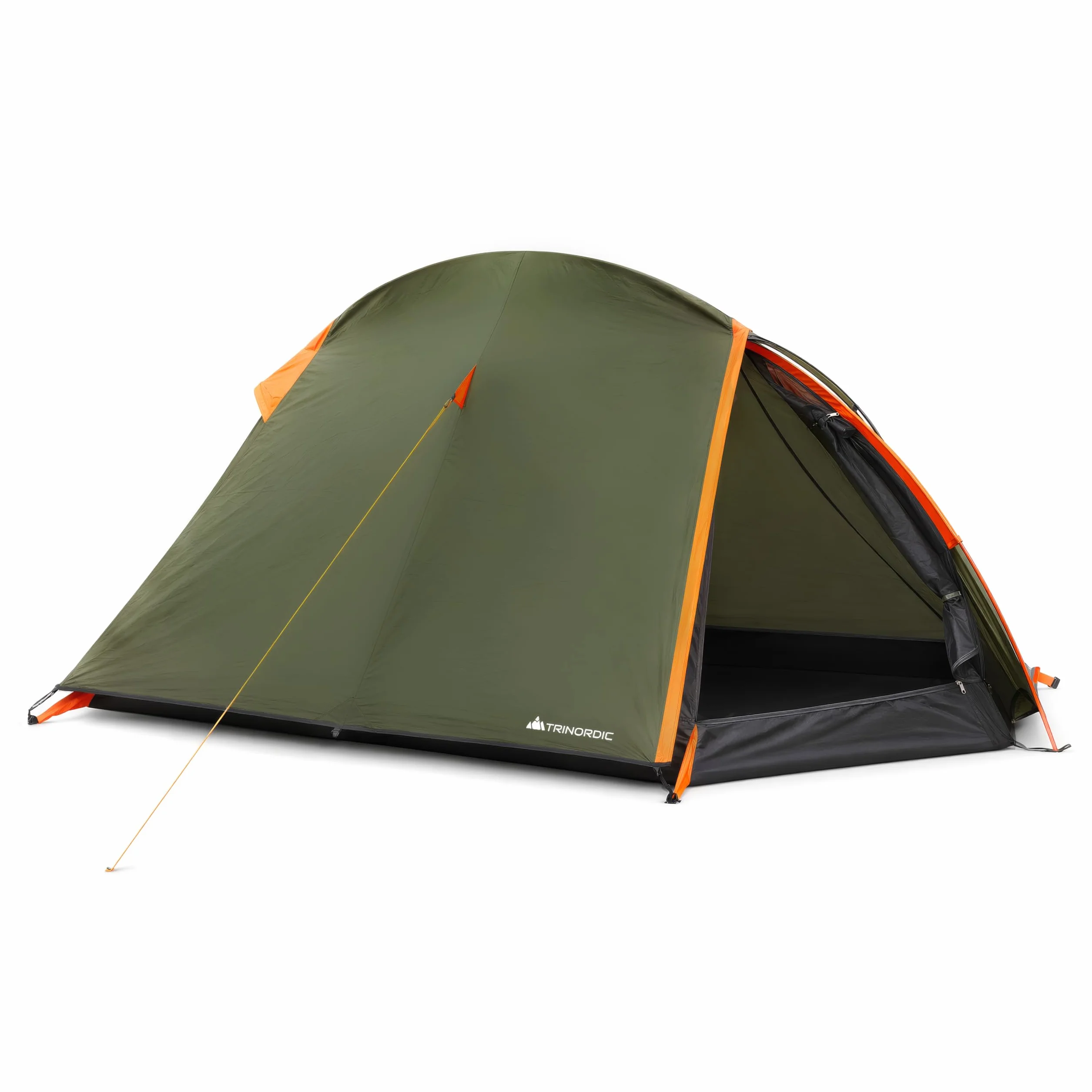 Trinordic Tienda Ligera 1-2 Personas – Tunnel Arco Único, 1,7 kg Peso Mínimo, 3000 mm Columna de Agua, Verde Oliva