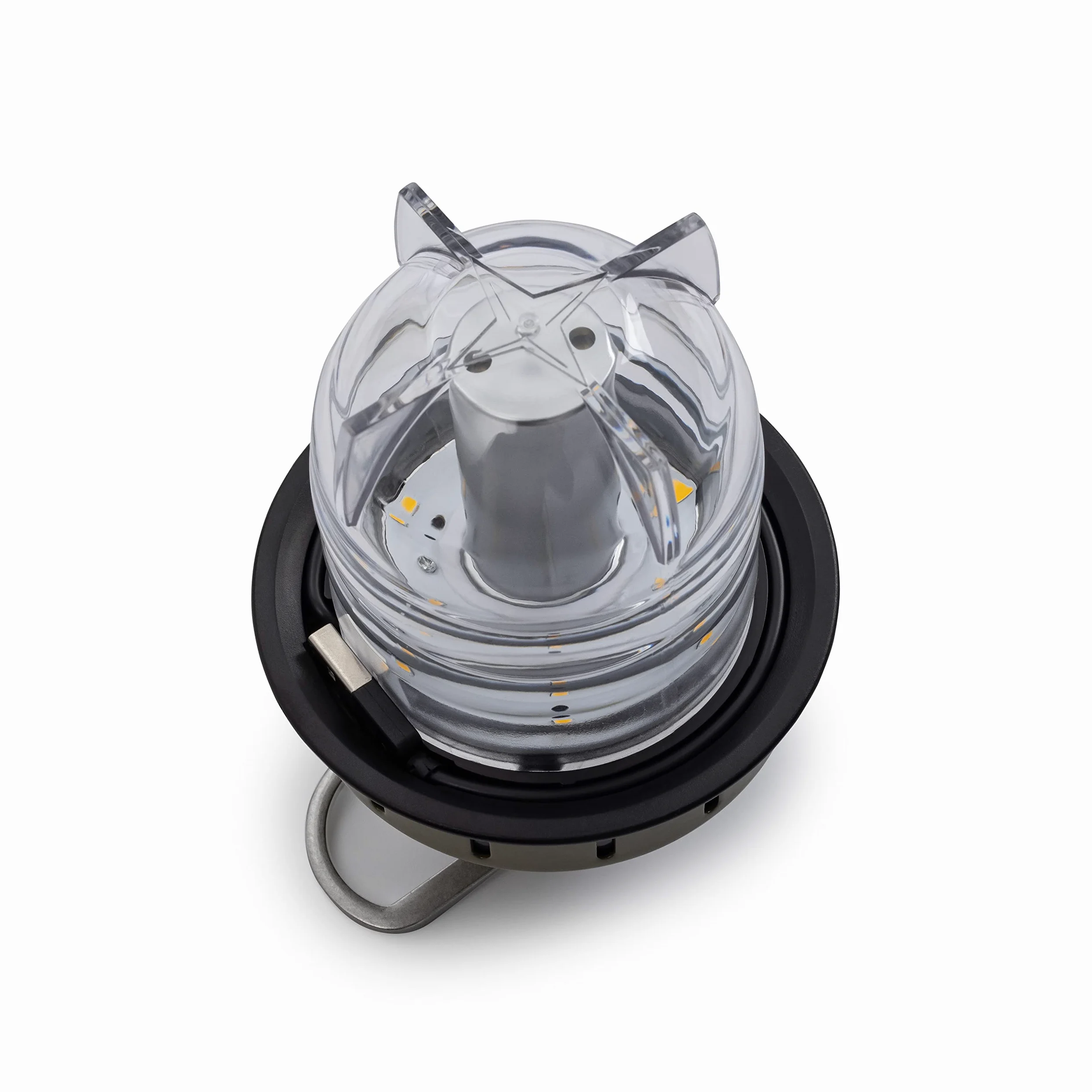 Barebones Luz colgante Beacon – Linterna de camping recargable con luz LED USB – Linterna colgante para aventuras al aire libre (verde oliva)