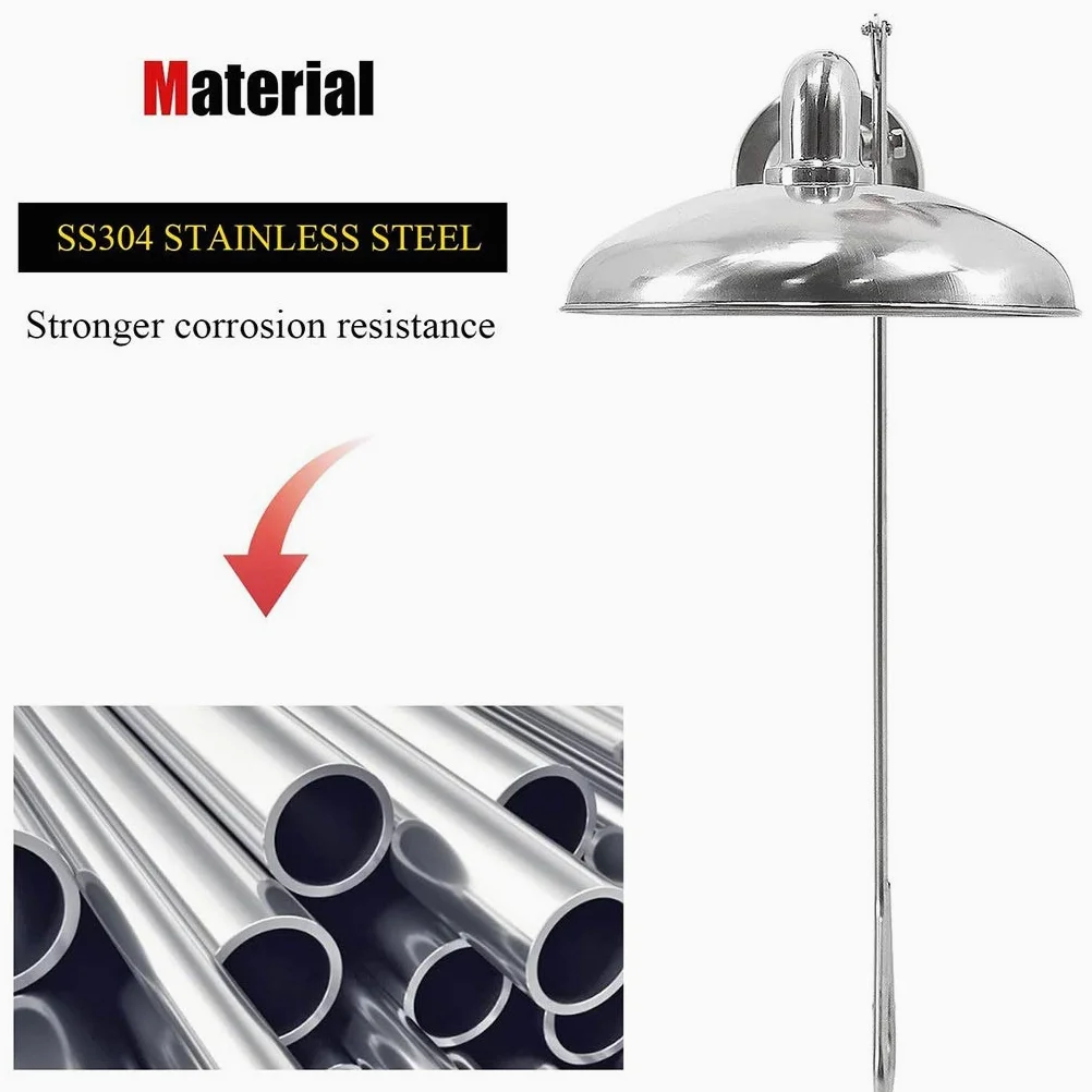 Sistema de ducha de emergencia con rociador, ducha de pared de acero inoxidable,ducha de emergencia con rociador, ducha de pared de acero inoxidable, fácil de usar, equipo de limpieza seguro