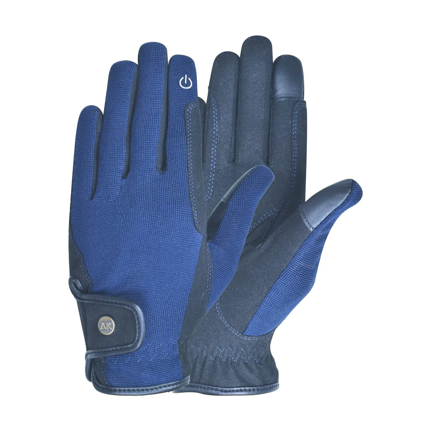 AK AKRS-8484 - Guantes de equitación unisex de microgamuza y multifuncionales
