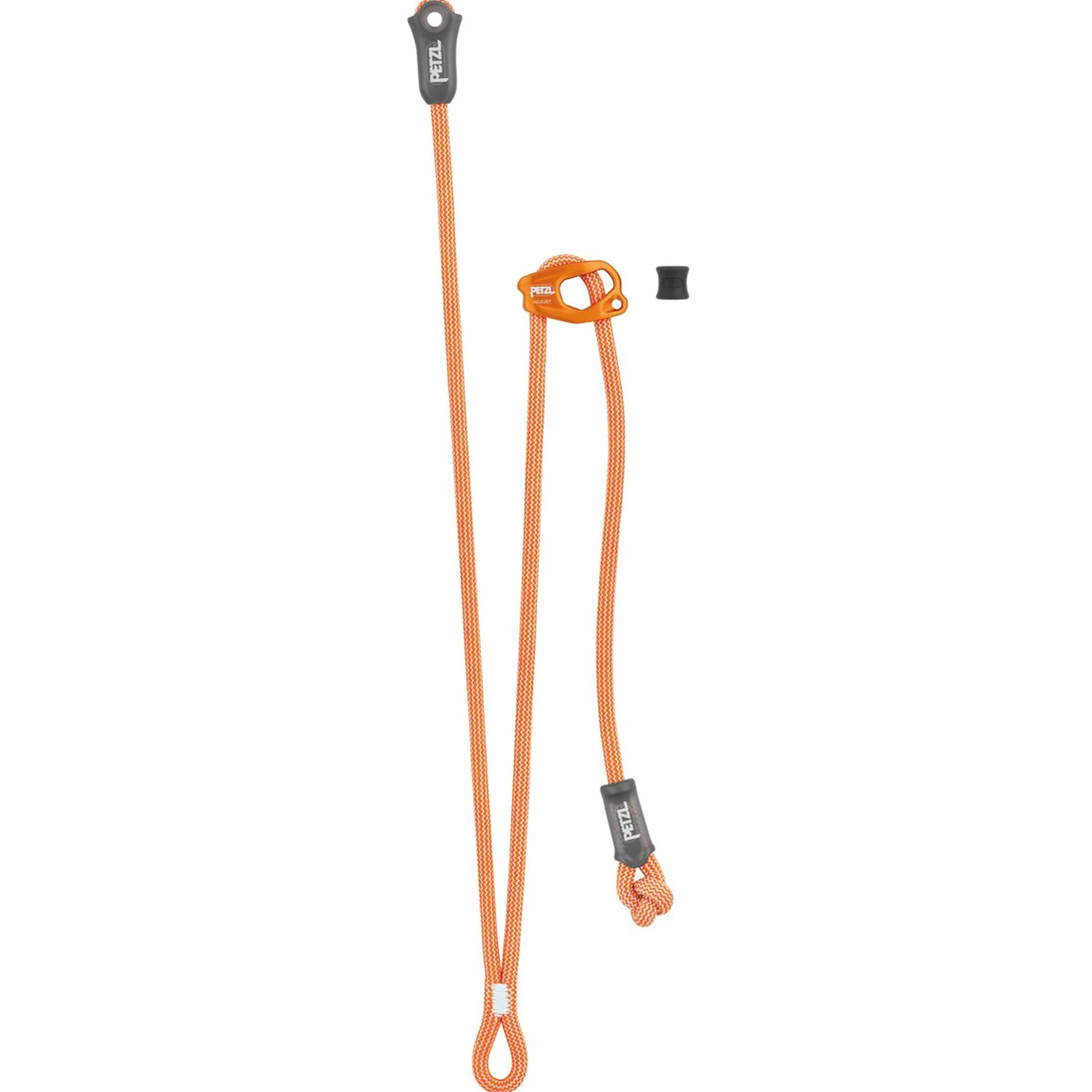 PETZL Lanyard DUAL CANYON GUÍA para adultos, con formato práctico, solución versátil