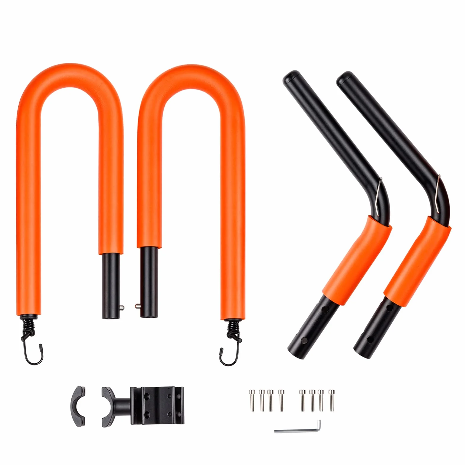 Shkalacar Soporte para Tabla de Surf para Bicicletas, Estantes Compatibles con Tablas Cortas Longboards Paddleboards
