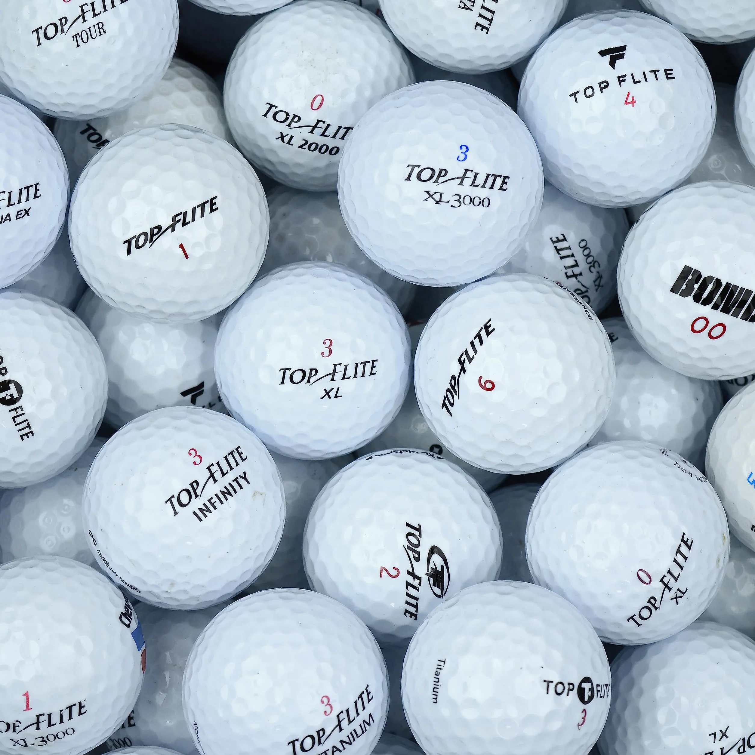 Top Flite Mix Grade A Lakeballs Golf