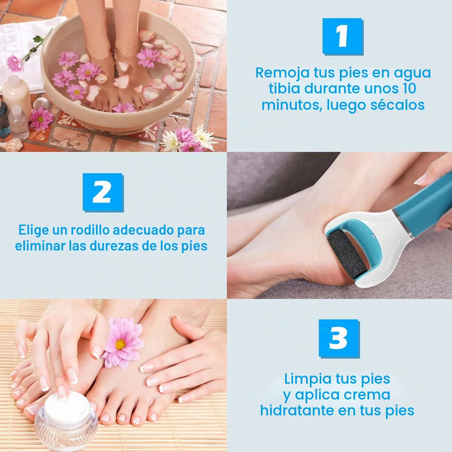 Jorest Recambio Compatible con Scholl Velvet Smooth Lima Electrico, 3 Tipos de Rugosidad, Set Pedicura
