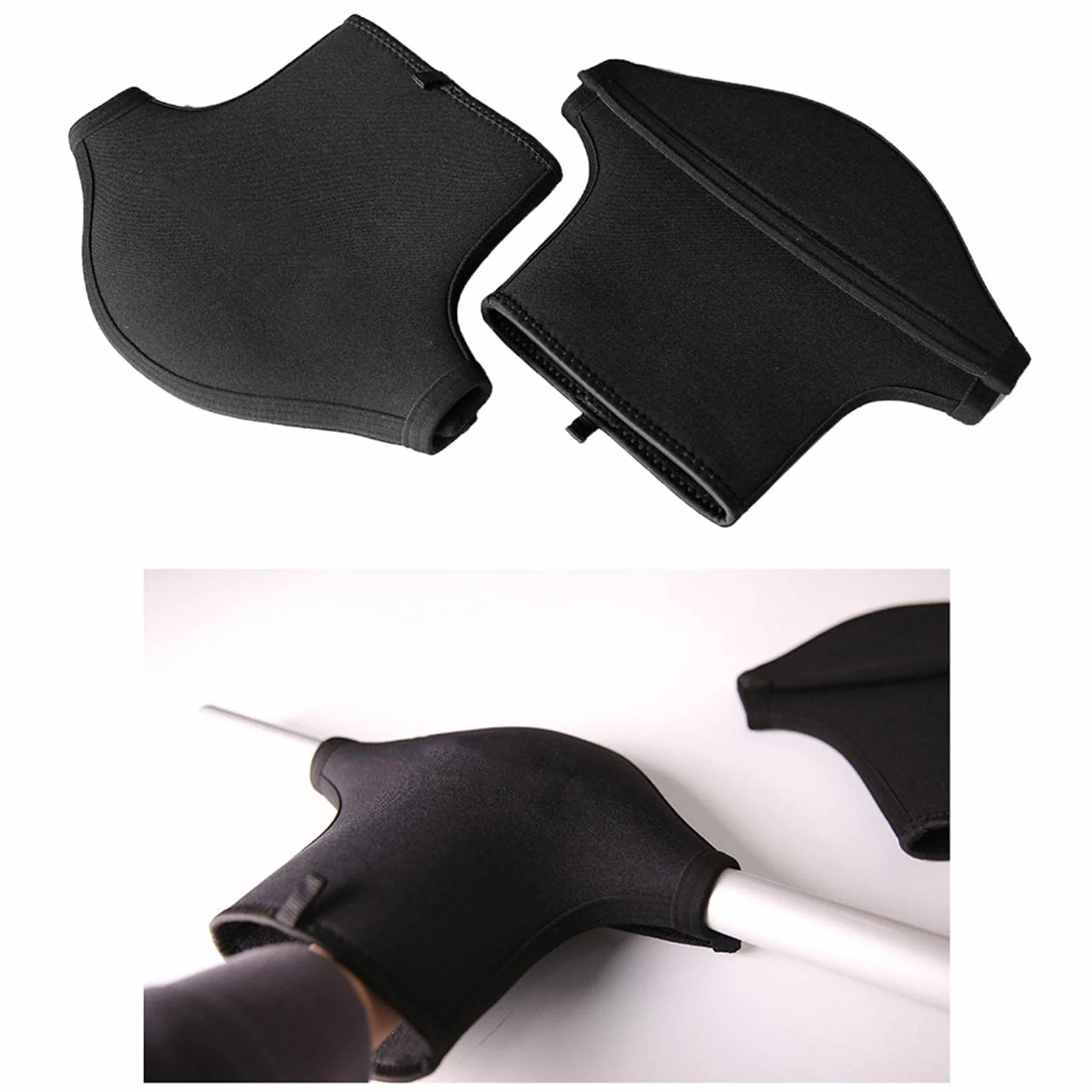 2 manoplas de neopreno para remo de kayak, guantes para rafting y turismo