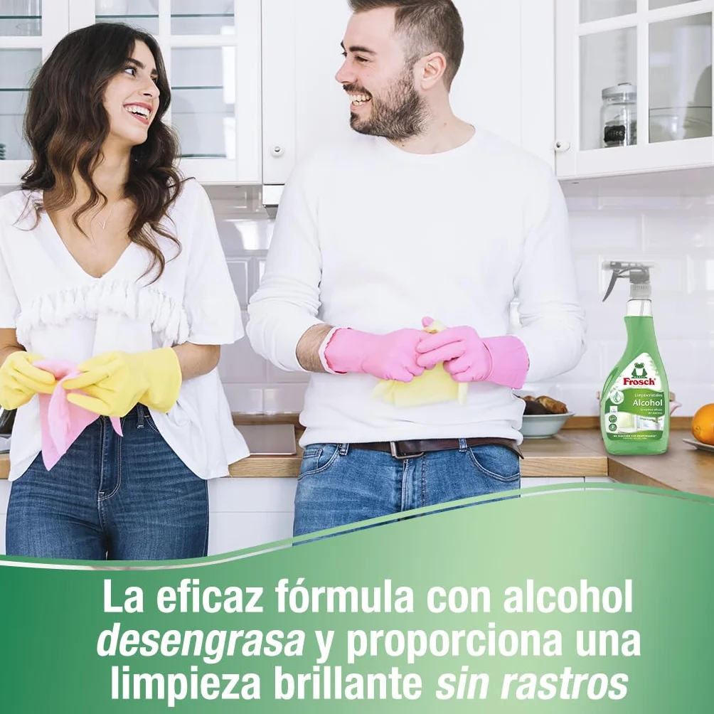 Frosch Limpia Cristales Ecológico Alcohol 500 ml