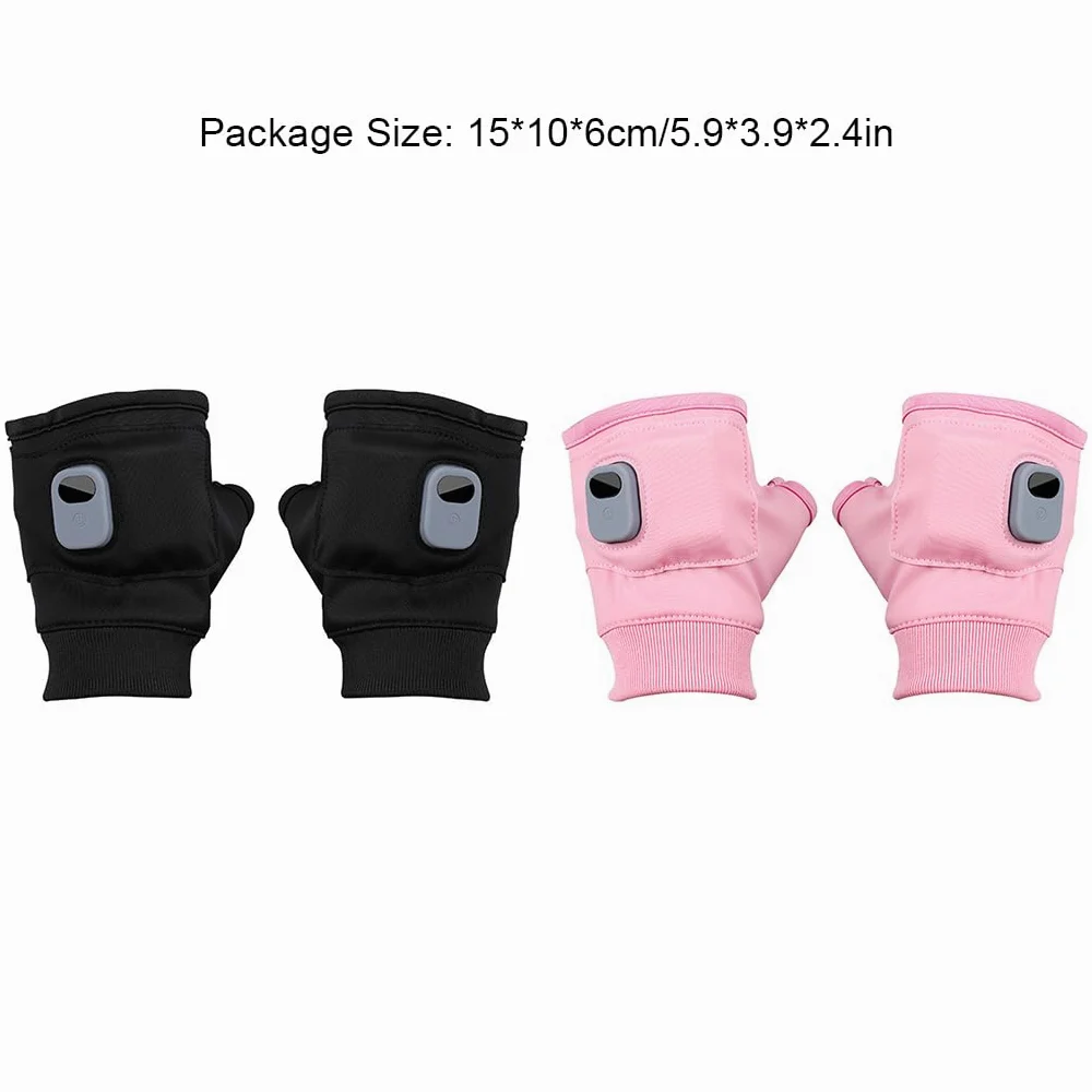 Guantes calefactables recargables de 360 grados. Disfruta de la calidez en todas partes, guantes calefactables recargables con calefacción de 360 grados, color negro eléctrico