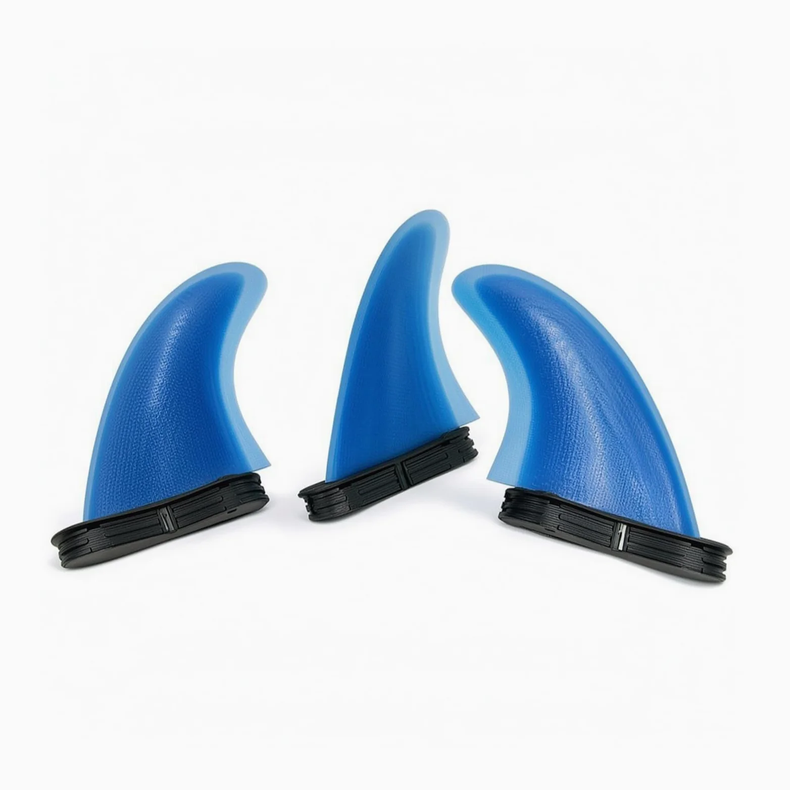 LOVIVER de Surf de una Pieza con de Doble Lengüeta Ajustable Quilla para Tabla con Estabilidad y Control Mejorados Superficie Texturizada Adecuada para , Azul