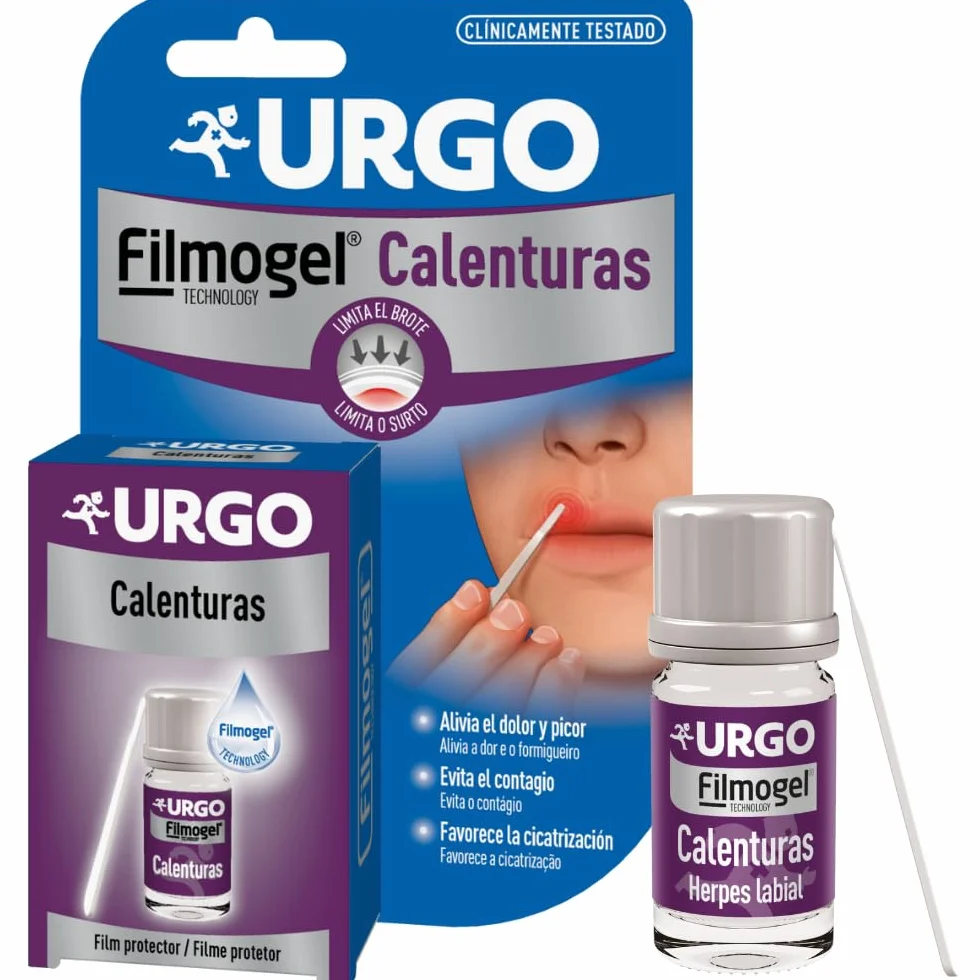 Urgo Calenturas Filmogel Tratamiento para úlcera labial 3 ml 24 aplicadores