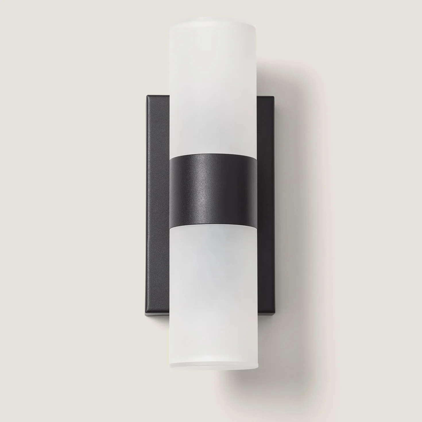 LEDKIA LIGHTING Aplique de Pared Baño Aluminio PC Arvery Negro Decoración