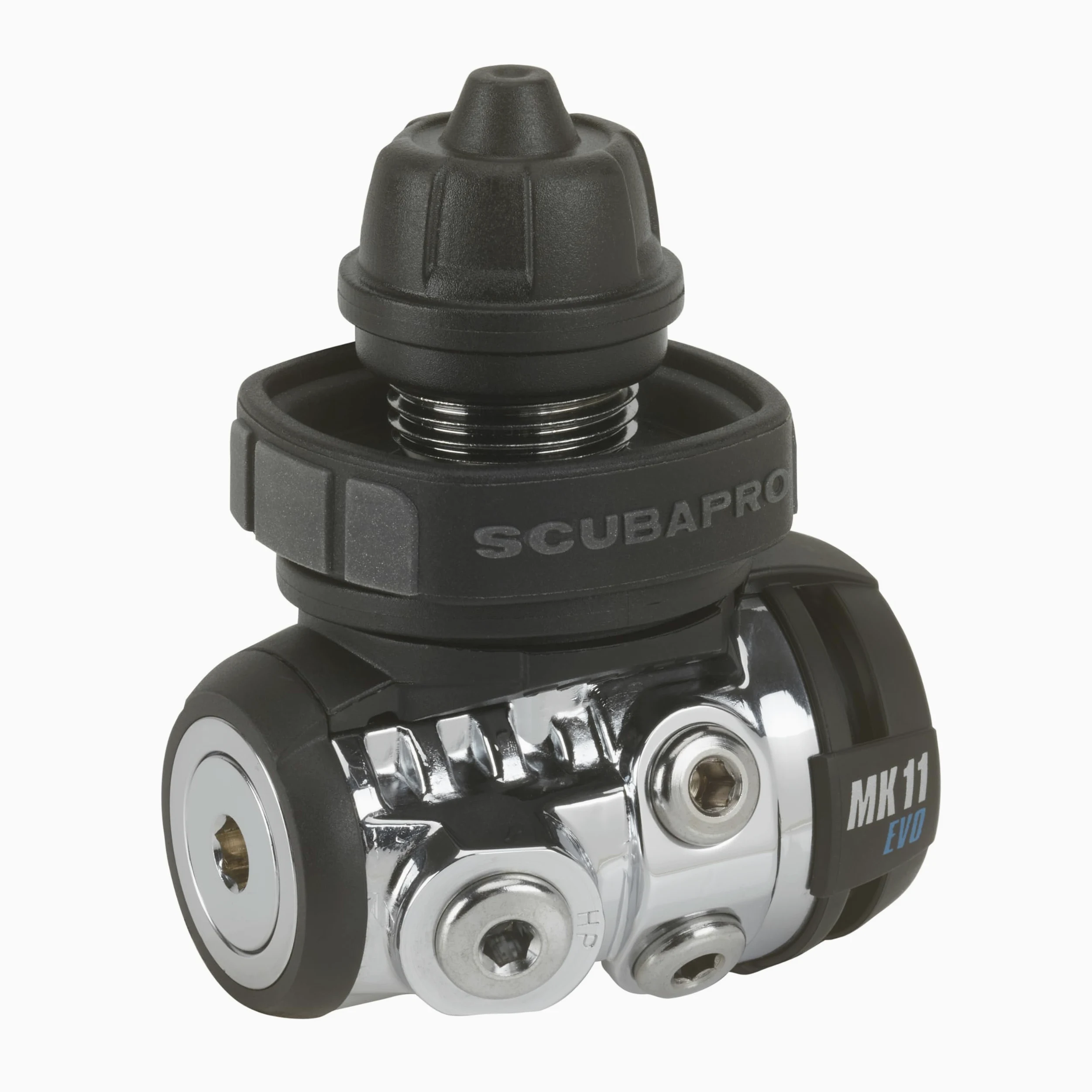 SCUBAPRO MK11 EVO DIN 300/R105 - Sistema regulador de Buceo, diafragma equilibrado Compacto de Primera Etapa y Segunda Etapa con válvula clásica descendente