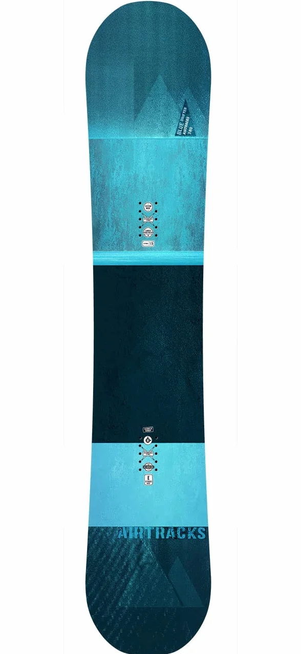 AIRTRACKS Snowboard Set Tabla Past&Future Wide Hybrid Rocker Hombre+Fijaciones Master+SB Bolsa Nuevo 150 155 160 164 cm