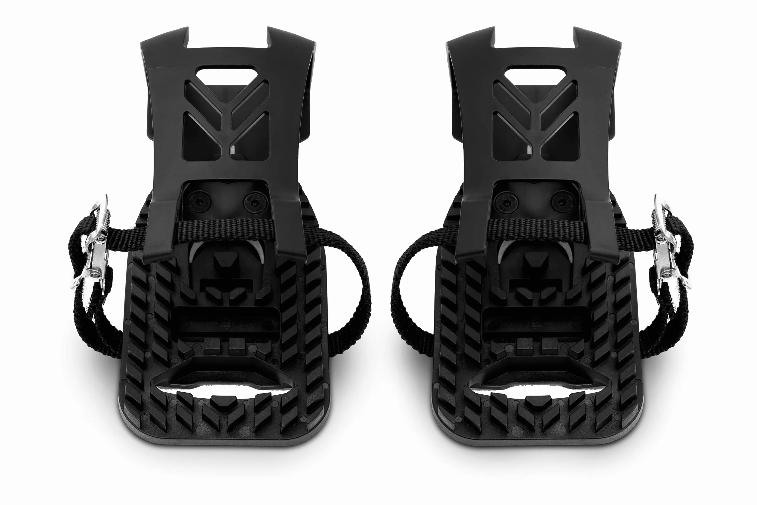 Peloton Bike & Peloton Bike+ Pedales Compatibles con Adaptadores de Jaula de Dedo – Convierte Look Delta Pedales en Bicicleta estática de Interior a Jaulas de Dedos y Correas – Viaja con