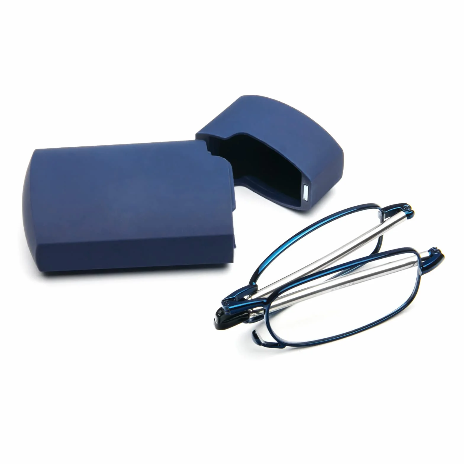 Gafas de Lectura Plegables con Filtro de Luz Azul Varillas Telescópicas Estuche Portátil Azul +2.0