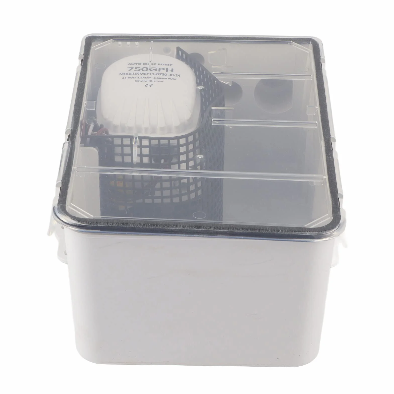 Bomba De Sumidero Para Ducha 750GPH Con Flotador Automático Y Múltiples Entradas DC 12V/24V Para Barcos Y Yates Compatible Con Y Rule Ideal Para Drenaje De Aguas Residuales
