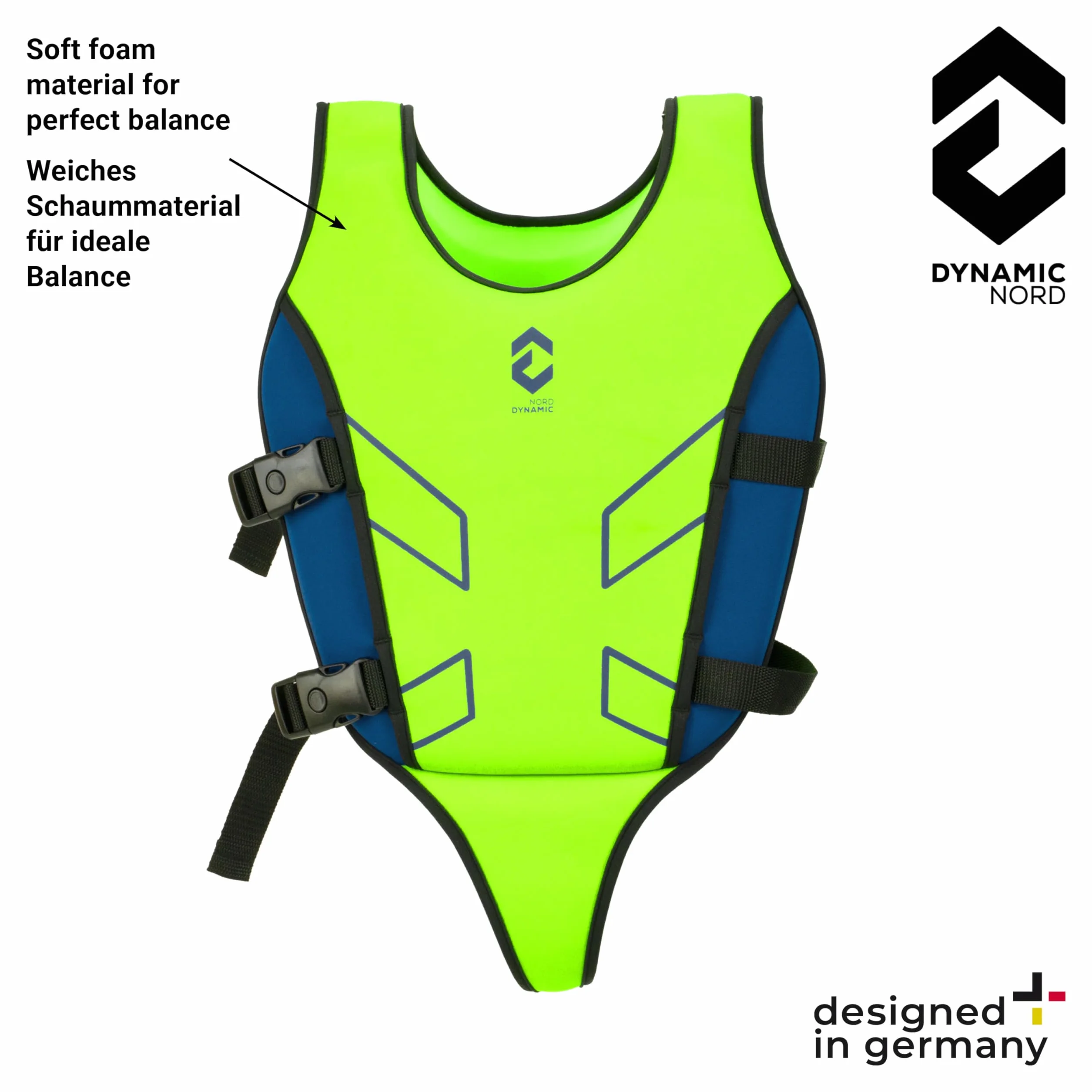 Chaleco de Natación Premium para niños - Diseñado en Alemania - Ayuda de natación de 15-19 kg y 19-30 kg, Ayuda de flotabilidad, Chaleco de flotabilidad, Swim Vest