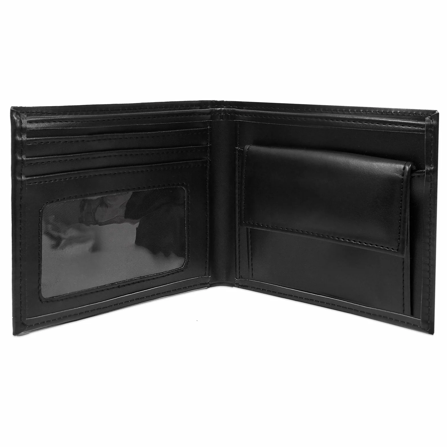 Chelsea FC - Cartera Oficial con el Escudo Grabado - Negro - Negro