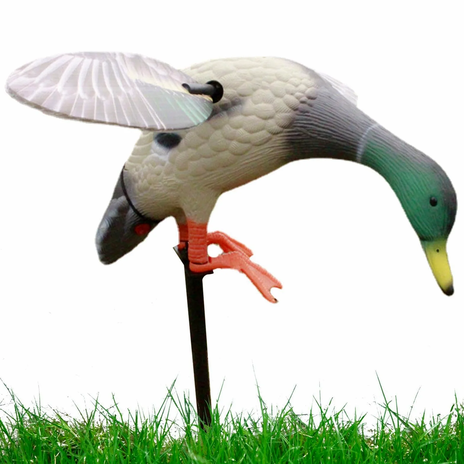 Señuelos de caza de patos, señuelo flexible Mallard Spinningg Wing | Control remoto eléctrico señuelo | señuelo flexible alimentado por pilas, señuelo giratorio para caza de