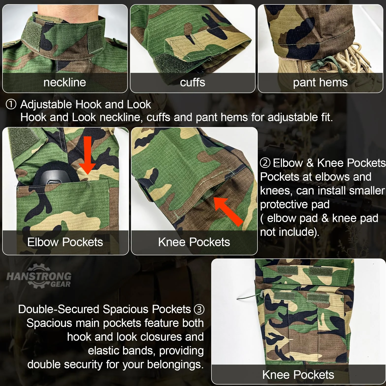 Chaqueta táctica BDU para hombre uniforme de combate camisa y pantalones traje ejército airsoft paintball caza