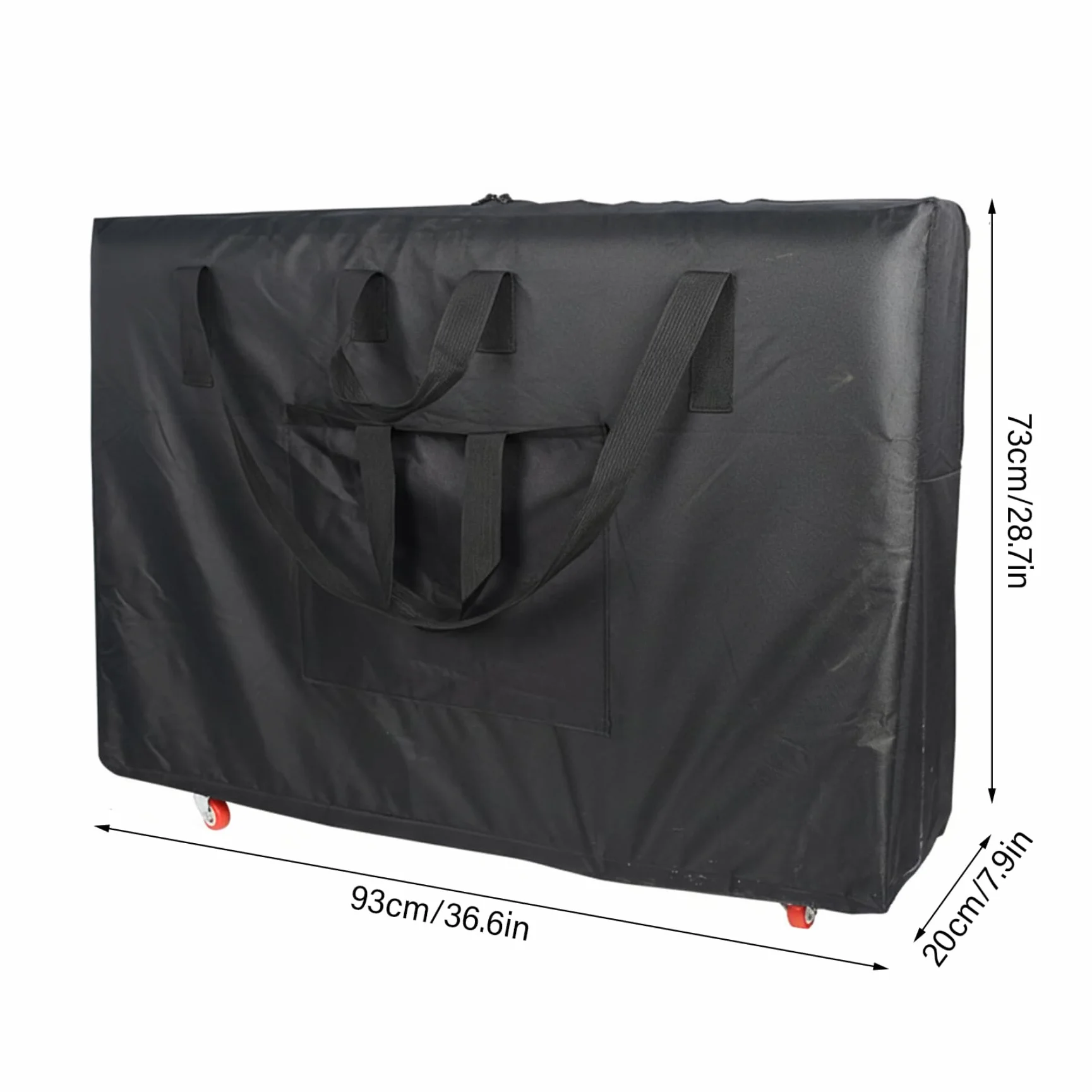 Bolsa de Transporte para Mesa de Masaje 36.6x28.7x7.9in con Ruedas Oxford