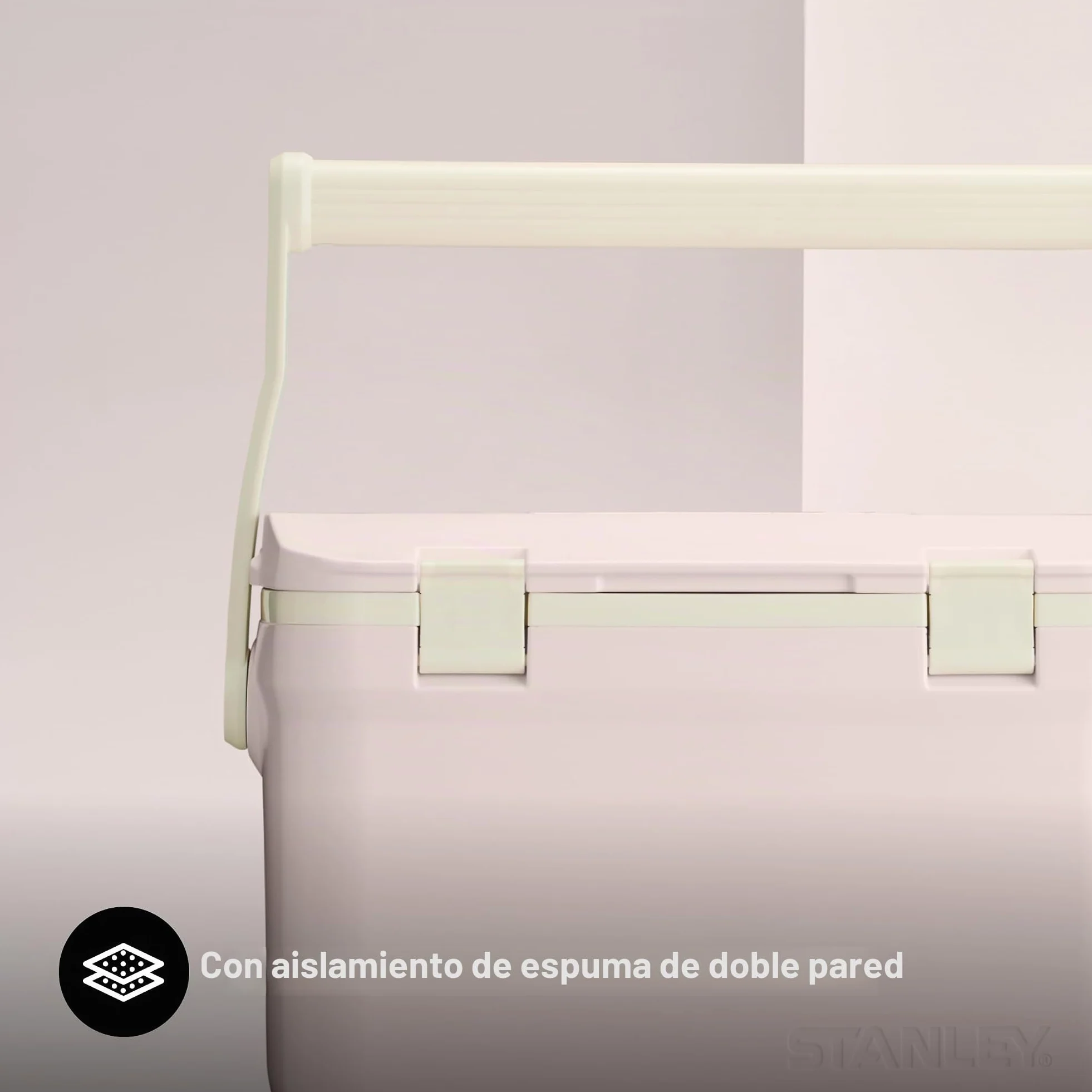 Stanley 1913 Adventure - Enfriador para exteriores - Hielo frío hasta 4 días - Nevera - Sin BPA - Enfriador de pecho - Caja de refrigeración de camping resistente que se dobla como asiento