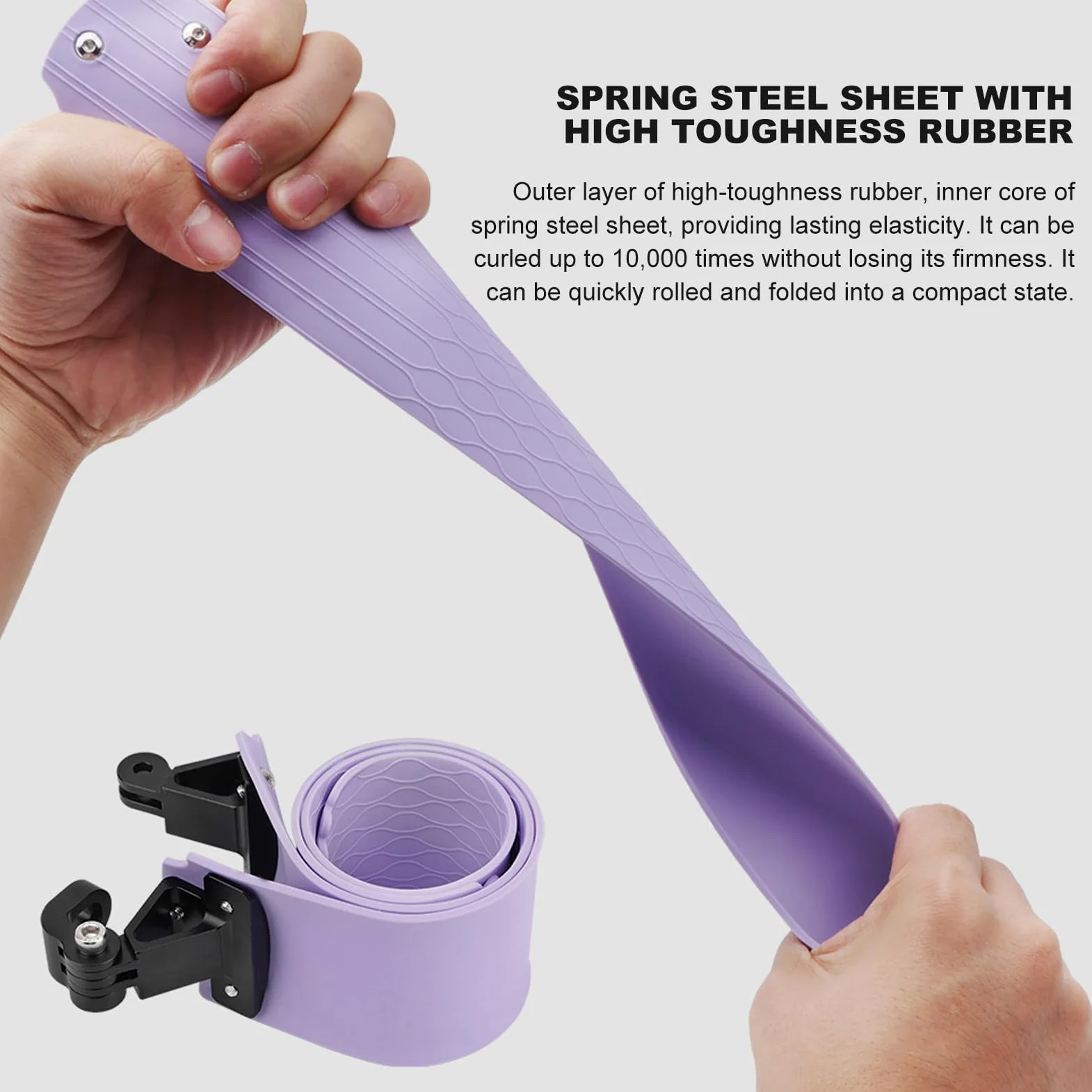 Guardabarros universal para bicicleta, desmontable, duradero, plástico, salpicaduras, accesorios de viaje, durabilidad