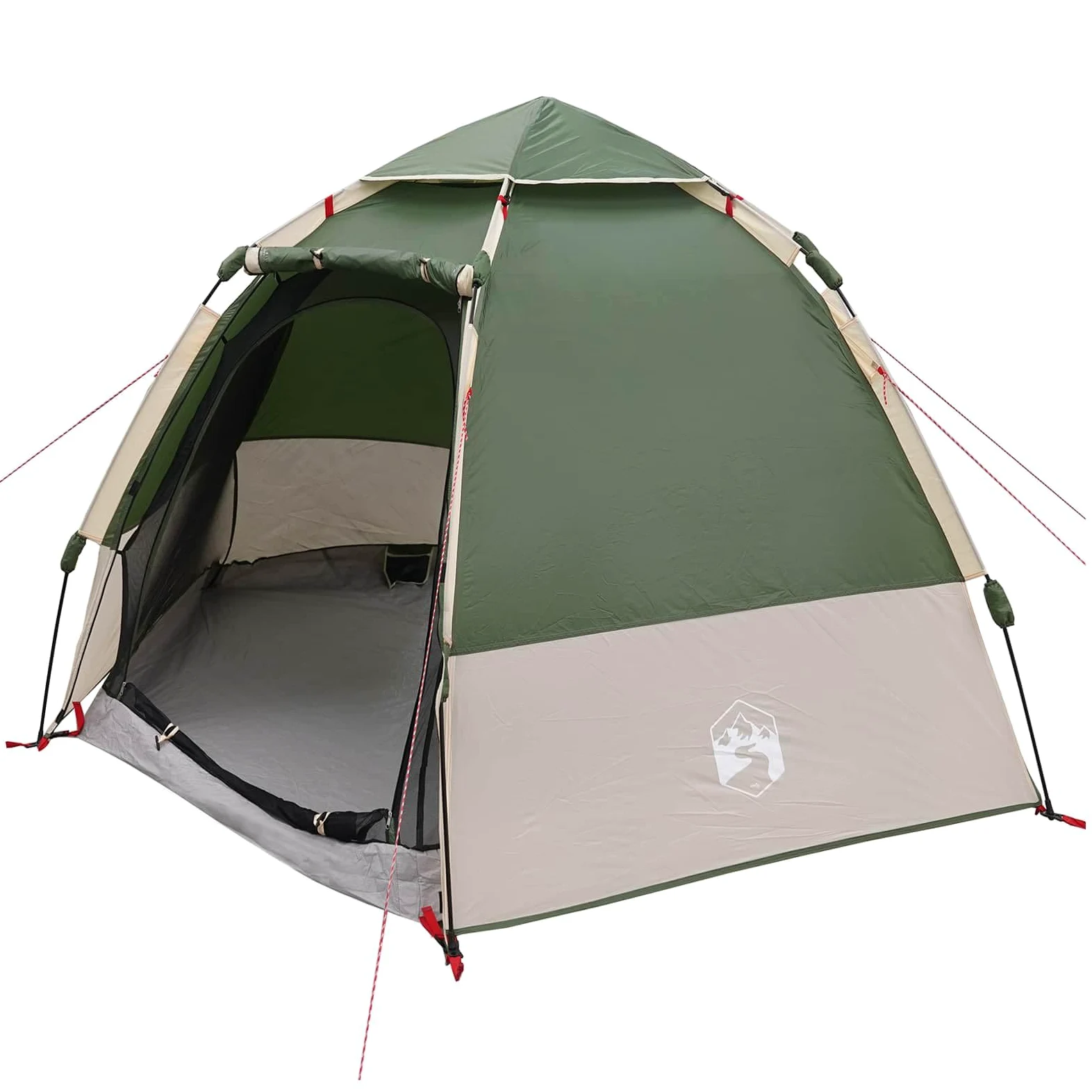 Tienda de campaña instantánea con Mosca para 4 Personas, de liberación rápida, Color Verde, para Exteriores, Ligera, fácil de Instalar, Adecuada para Picnic Familiar, Pesca, Senderismo