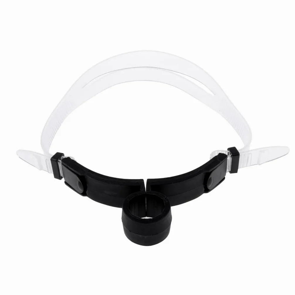 Snorkel de Buceo con Tubo de Respiración de Silicona Clip de Fijación Purga Central Resistencia Baja Adecuado para Entrenamiento de Natación