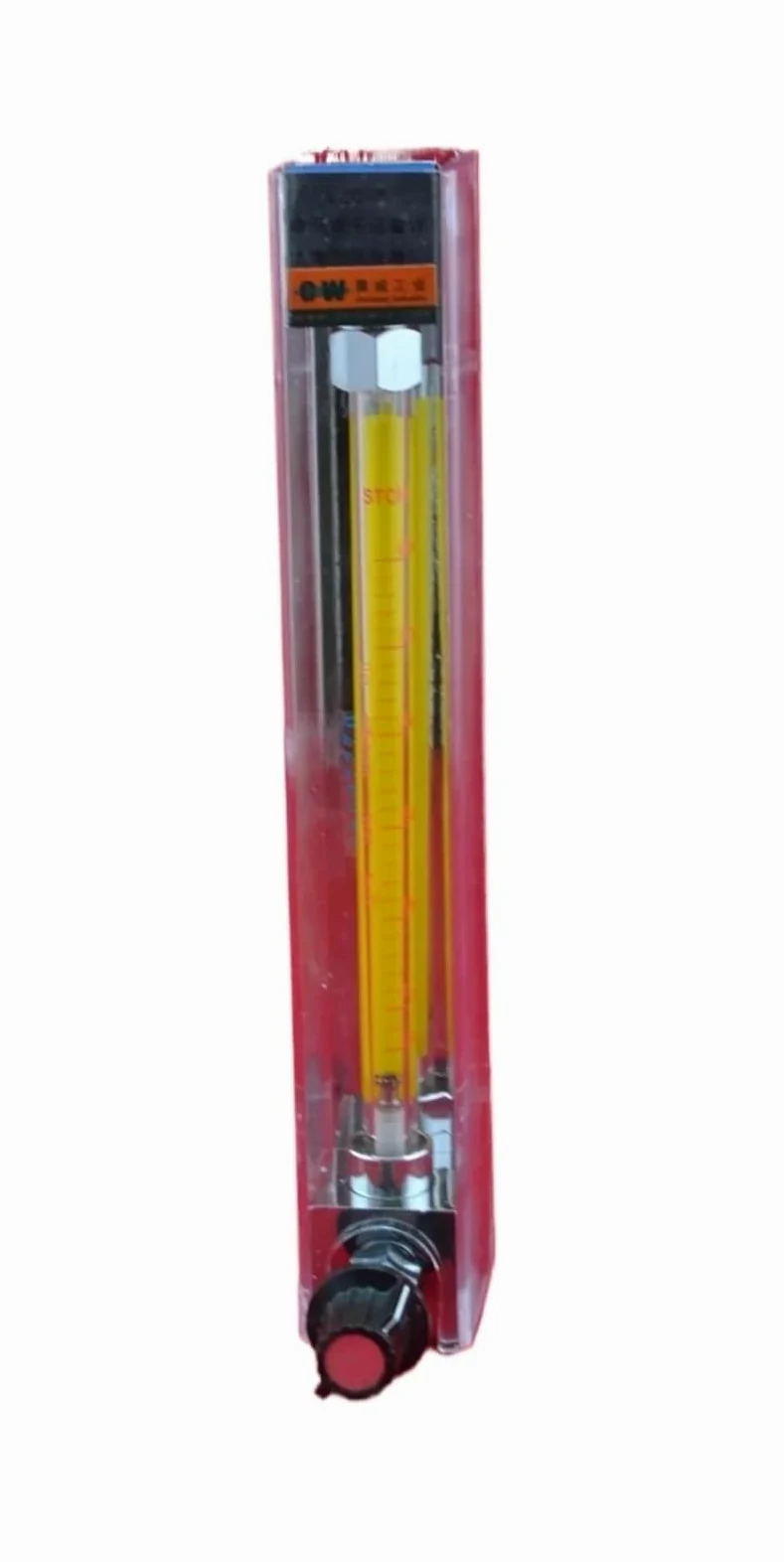 LZB -4, caudalímetro rotámetro de Vidrio con válvula de Control for líquido y Gas.(40-400 LPH for Gas)