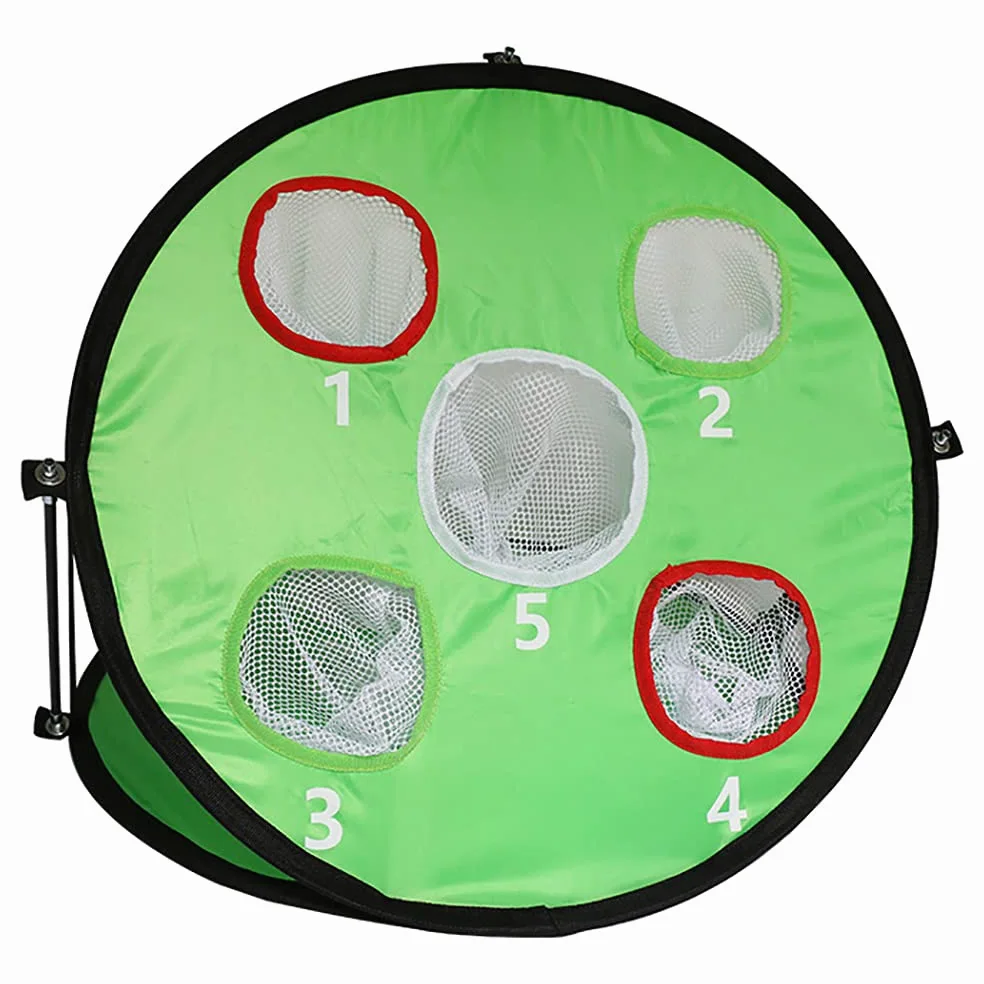 Chipping Doble Lado Equipo 5 Agujeros Golf Deportes Entrenamiento Portátil Plegable