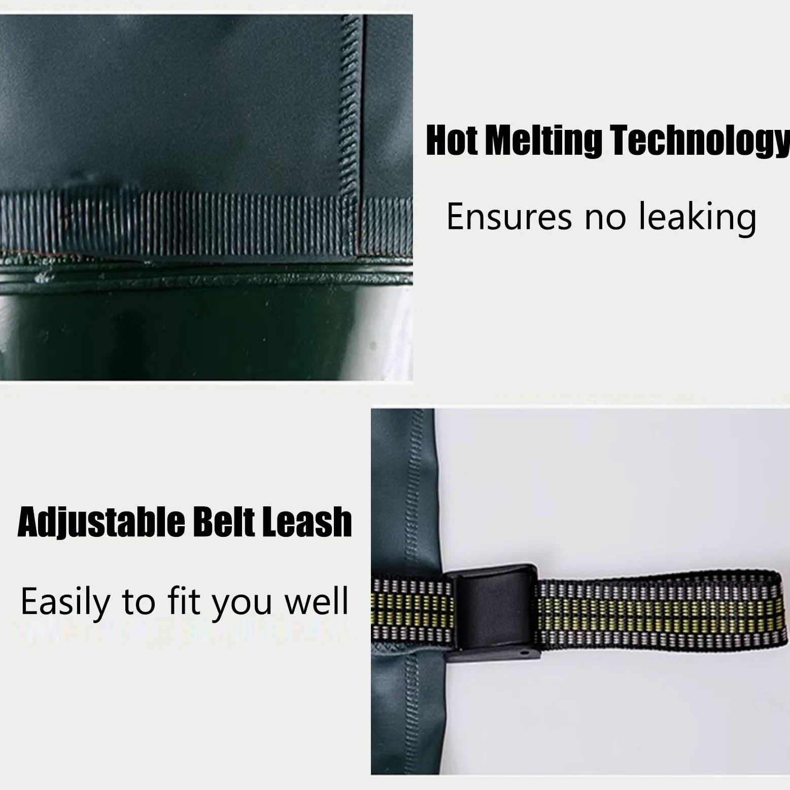 Vadeadores Botas Botas De Pesca con Mosca para Hombres Y Mujeres, Ligeras Y Suaves, Impermeables, con Suela con Tacos para Pescar En El Barro del Estanque