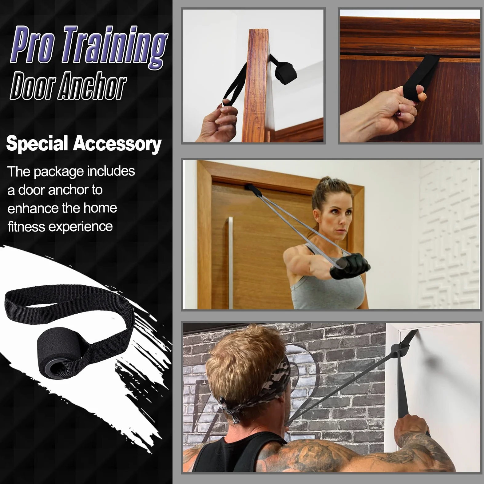 Bandas de resistencia para dominadas, juego de 5 bandas de resistencia resistentes para ejercicio, estiramiento, entrenamiento de levantamiento de potencia, entrenamiento con guía de instrucciones