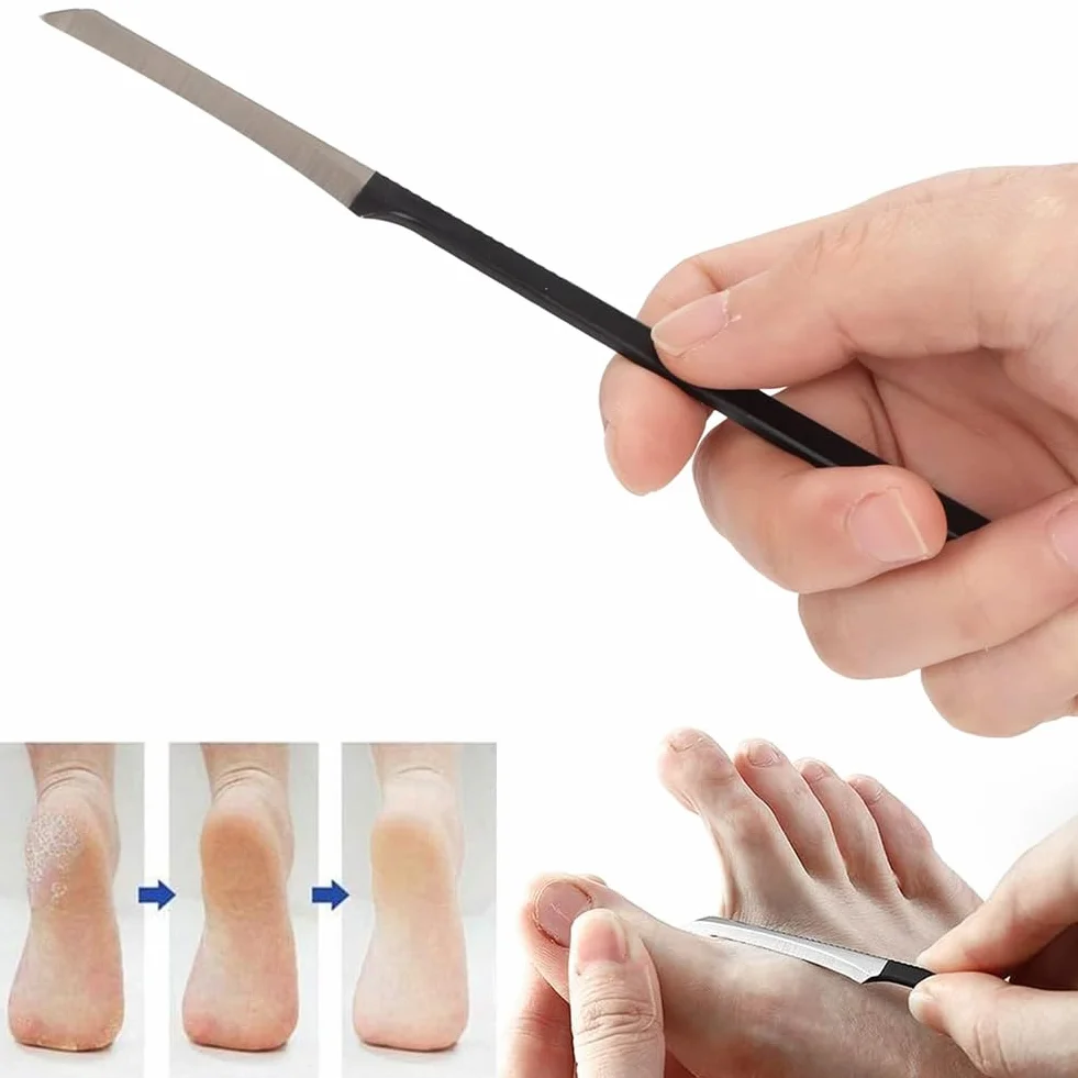Cuchillo de Pedicura Removedor de Callos para Pies Lima Raspador de Piel