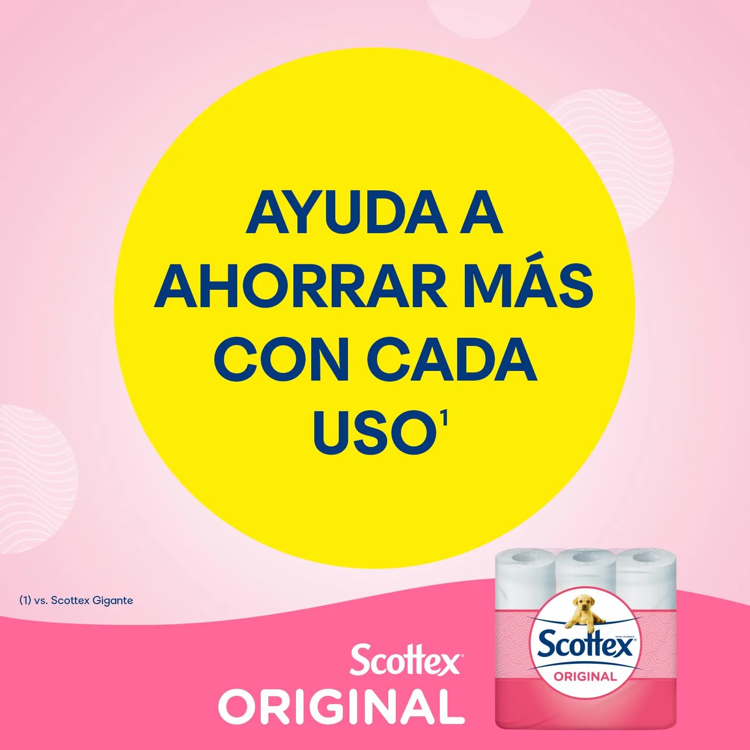 Scottex Original Papel Higiénico 96 Rollos 6 Paquetes 16 Rollos Dos Capas